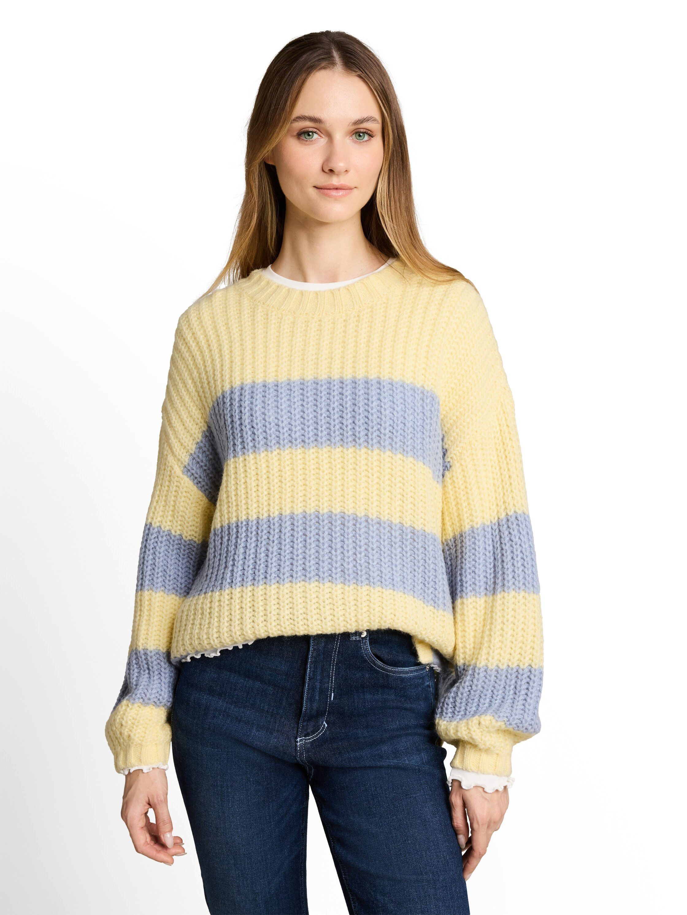 TOM TAILOR Denim V-Ausschnitt-Pullover