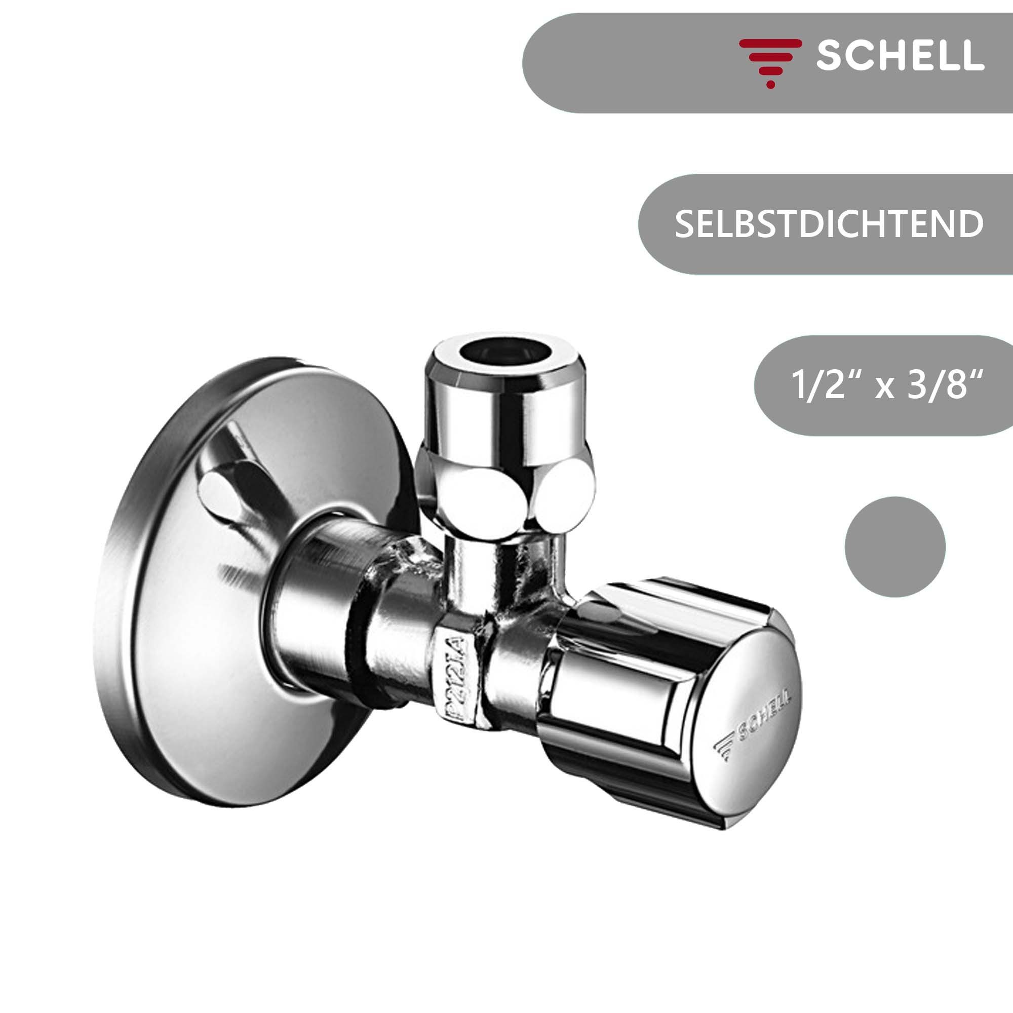 Eckventil Eckventil - Eckregulierventil - 1/2 Zoll selbstdichtend
