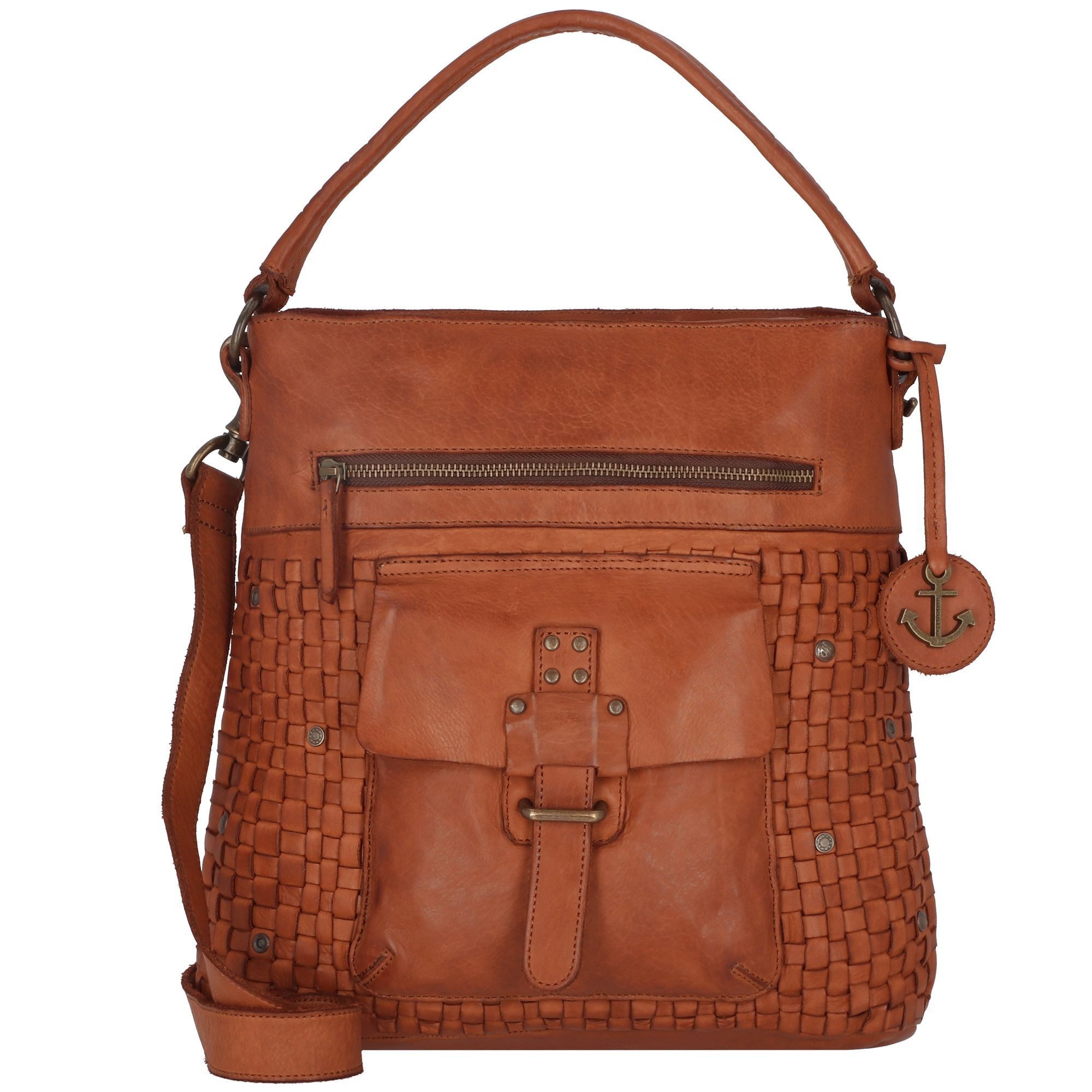 HARBOUR 2nd Schultertasche Soft Weaving, Leder günstig online kaufen