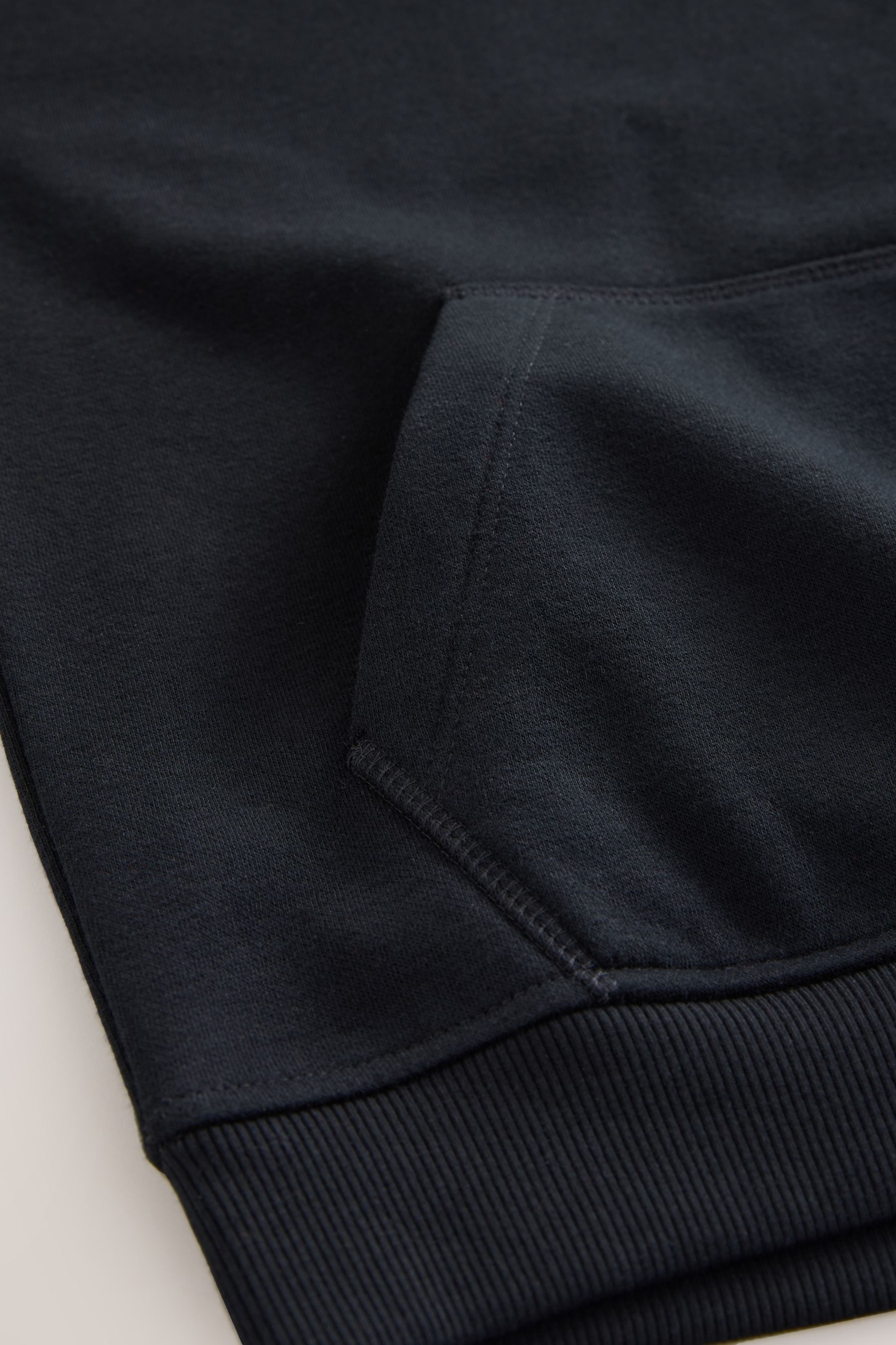 Next Hoodie Einfarbiges Jersey-Hoodie (1-tlg)