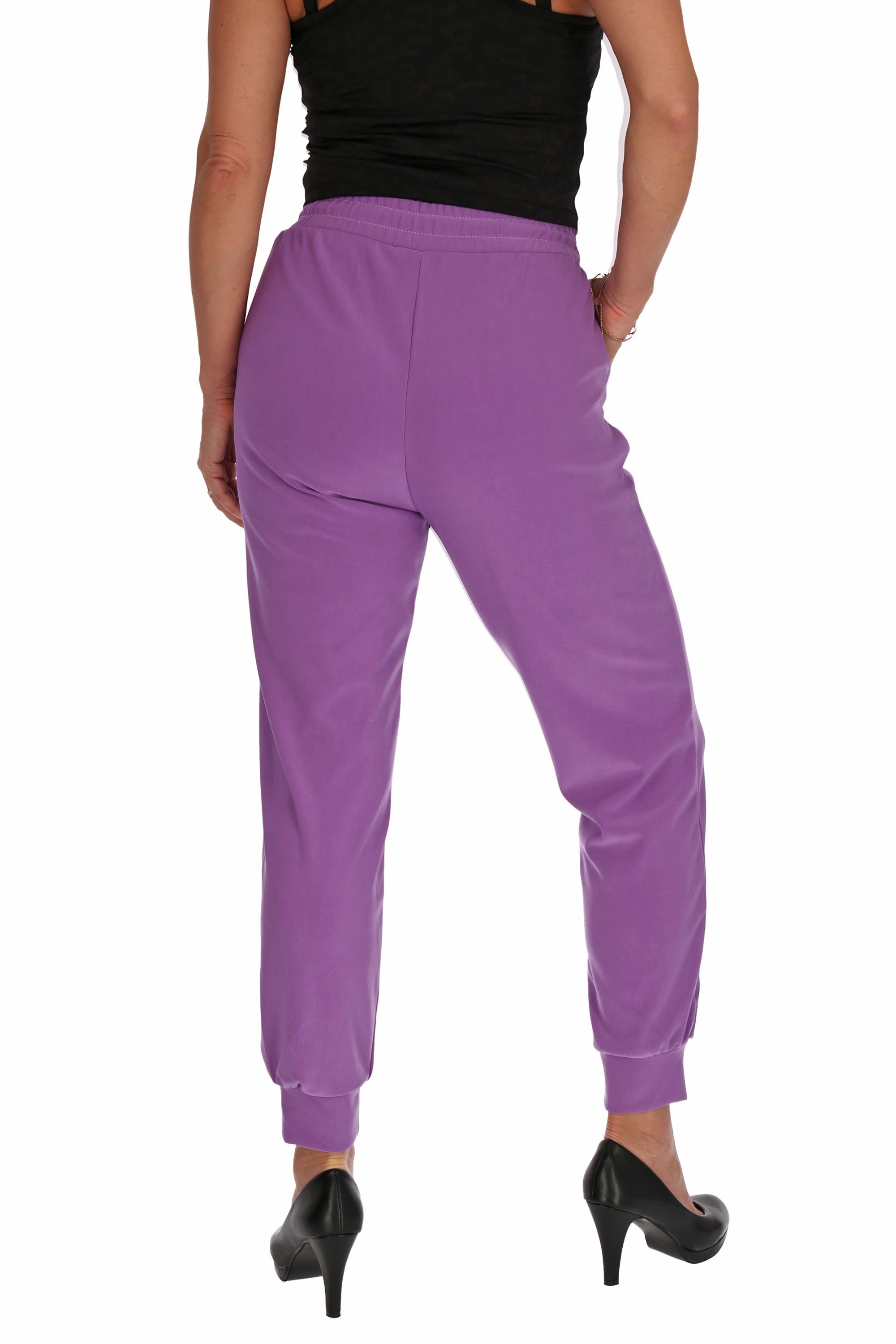 cofi1453 Sporthose Damen Hose Sporthose Freizeithose Hose Sommerhose Jogger Stretch