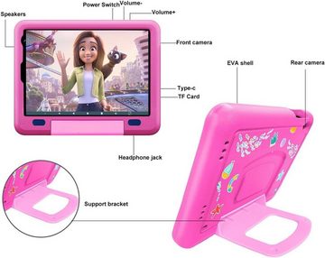 XUEMI Kinder 6 GB RAM 5000 mAh 5 MP, iKids vorinstalliert/Kindersicherung Tablet (8", 128 GB, Androïd 13, Kreativer Begleiter für junge Entdecke)