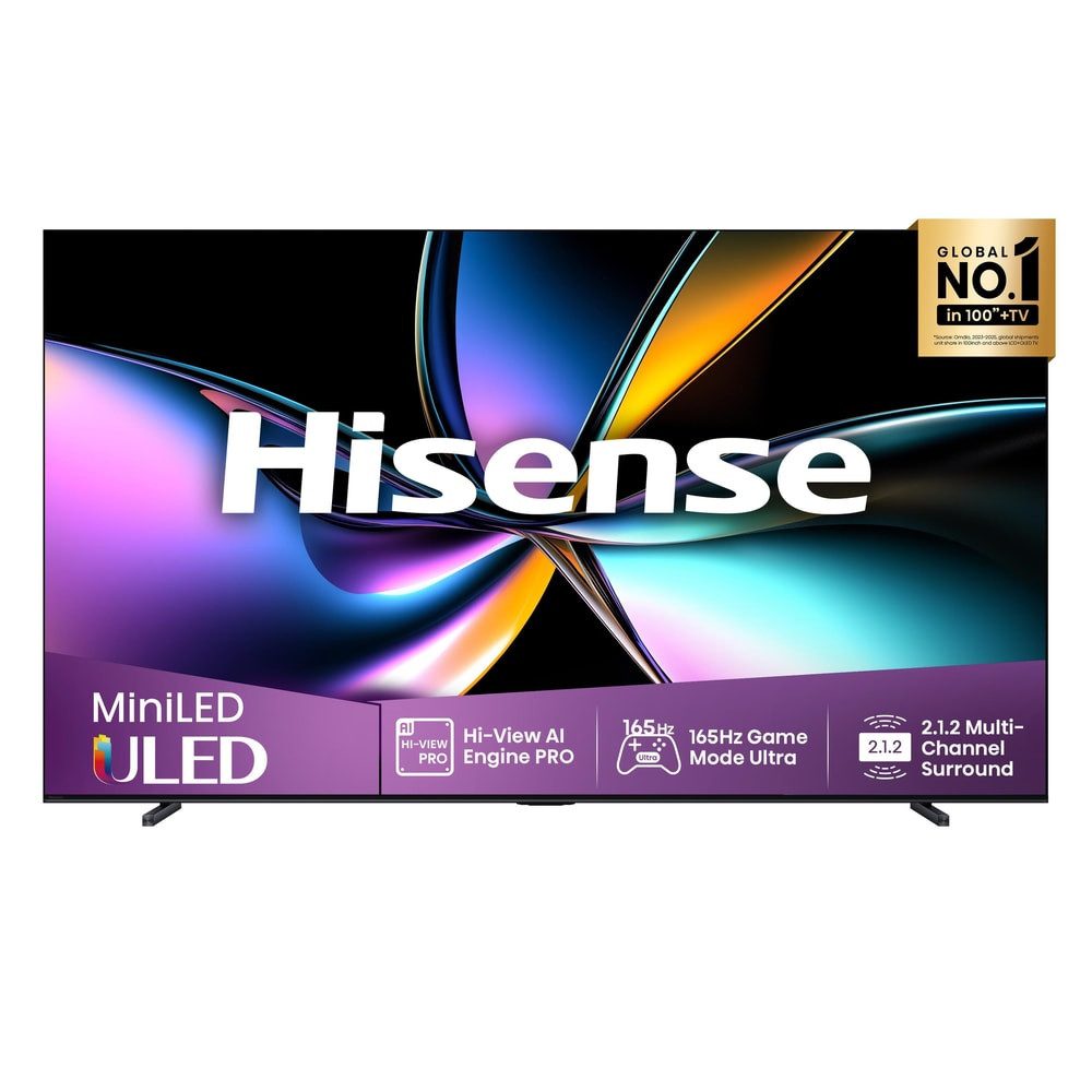 Hisense 100U7Q PRO Mini-LED-Fernseher (100 Zoll, 4K Ultra HD)