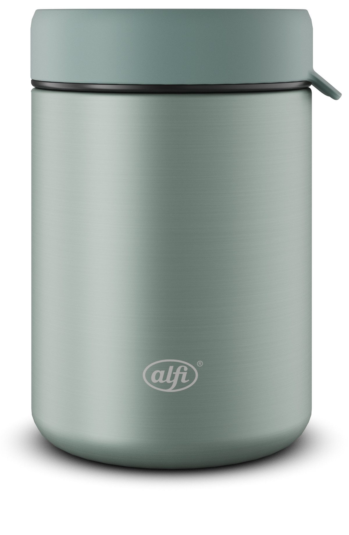 Alfi Термоконтейнеры ISO FOOD MUG, Термоконтейнеры für Essen, spülmaschinenfest, Edelstahl, Kunststoff, Silikon, (1-tlg), 0,35l, 5h heiß & 10h kalt, dicht & auslaufsicher, mit Göffel