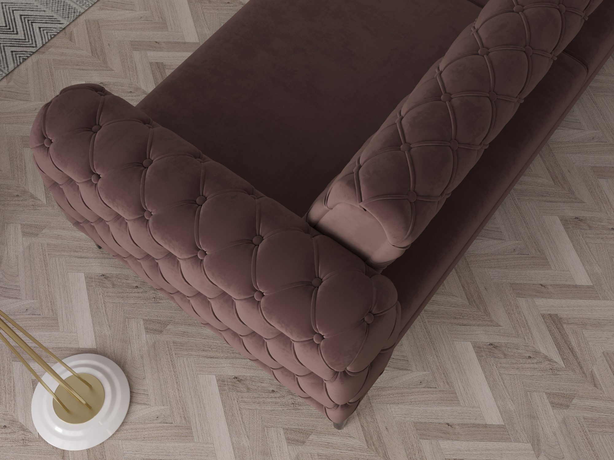 Möbeldreams Chesterfield-Sofa Sofa-Set Arizona Chesterfield Schlaffunktion günstig online kaufen