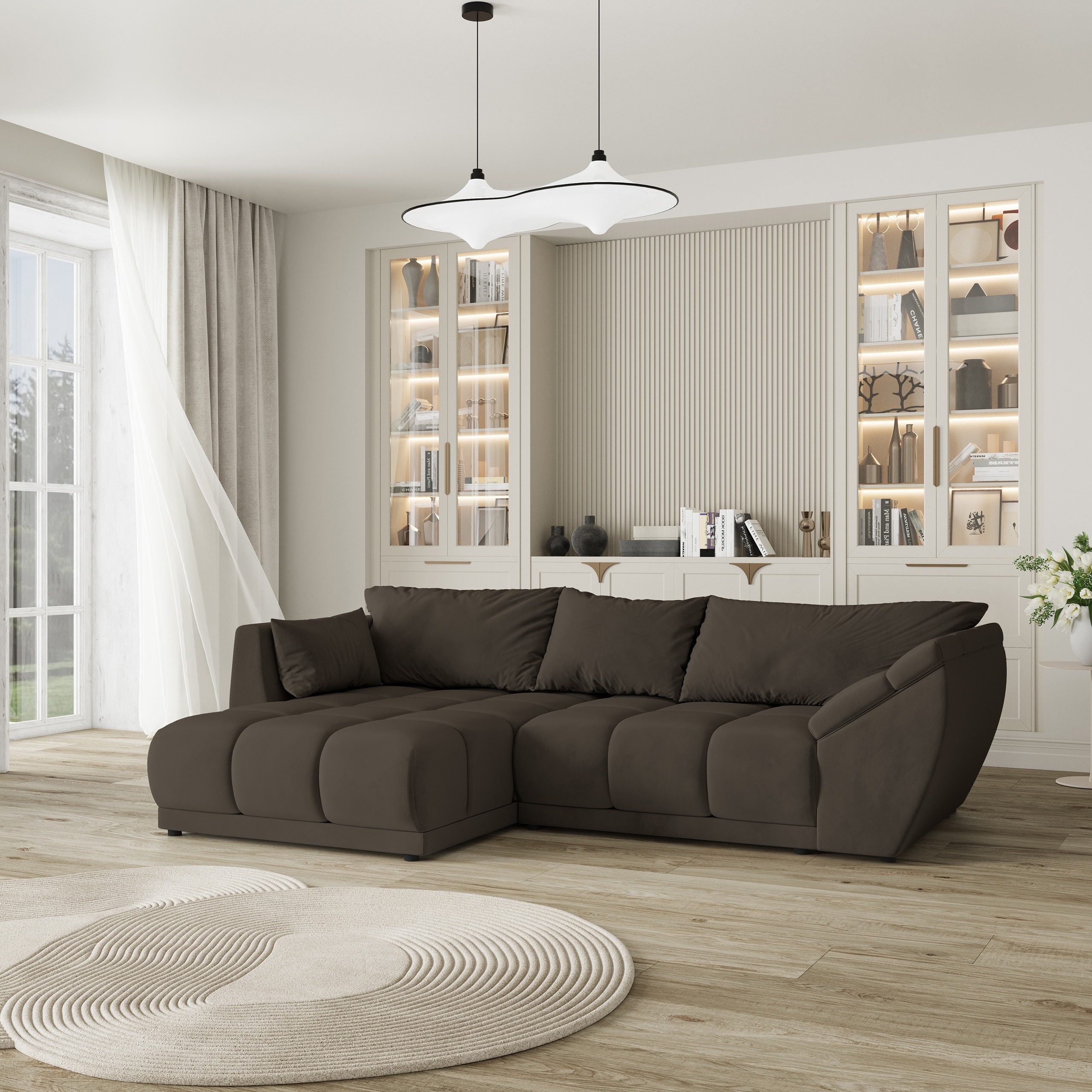 Masseno Ecksofa ORENTI mit Schlaffunktion L-Form, günstig online kaufen