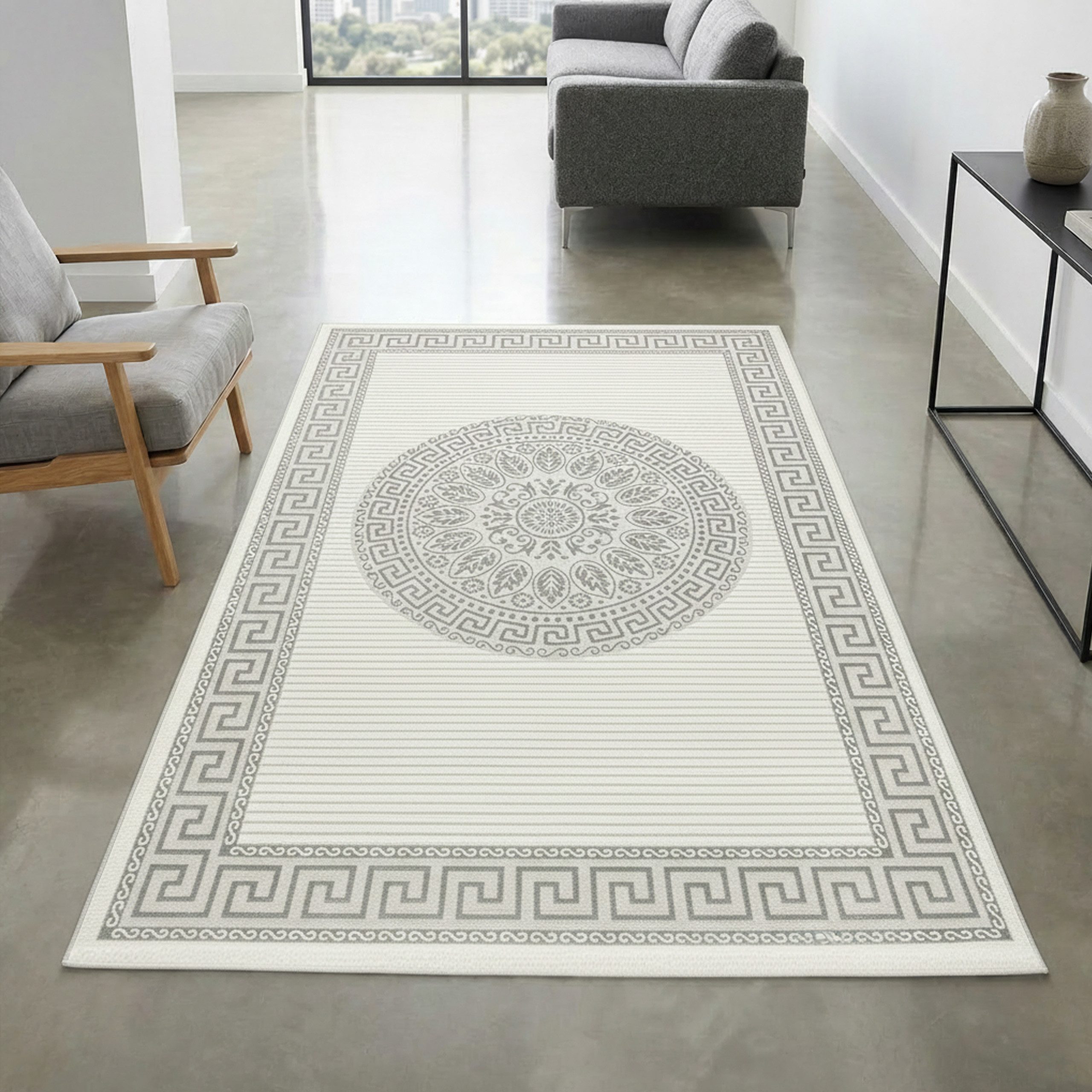 Carpetia Designteppich Dekorative Muster, rechteckig, Höhe: 8 mm, pflegeleicht, weich