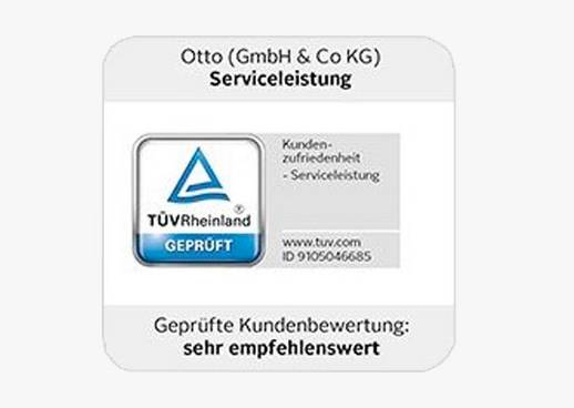 OTTO Services erhalten nach TÜV-Prüfung die Kundenbewertung "Sehr empfehlenswert"