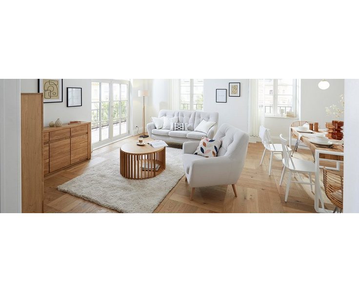 Weiß trifft Holz