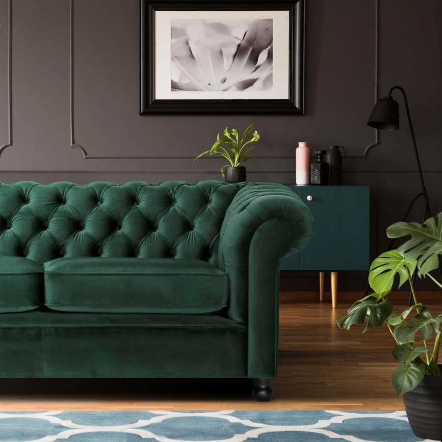 Home affaire 3-Sitzer »Chesterfield Home«, mit edler Knopfheftung und typischen Armlehnen