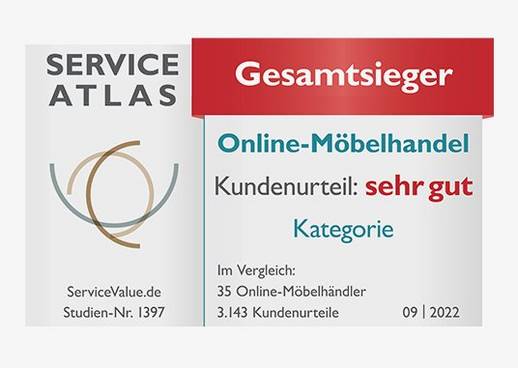 Deutschlands kundenorientiertester Online-Möbelhändler