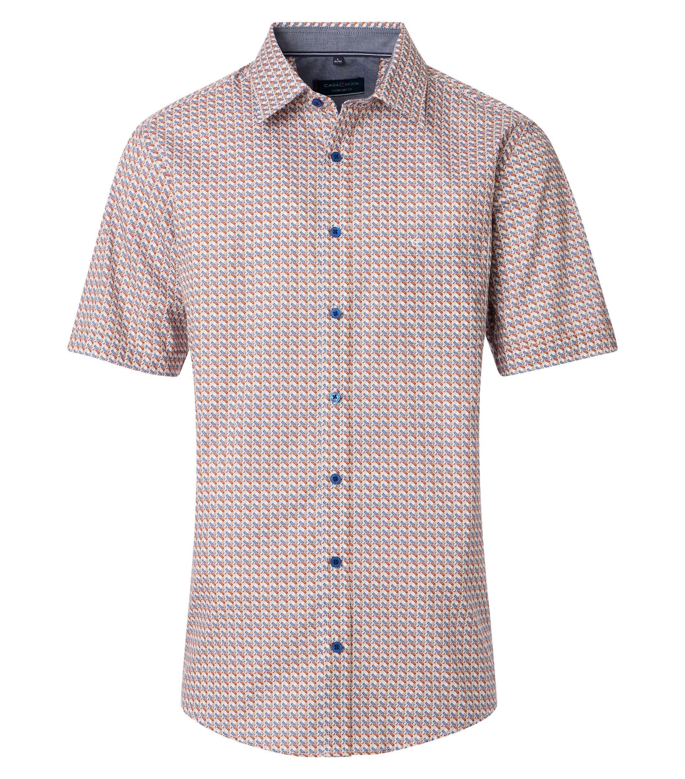 CASAMODA Kurzarmhemd CASAMODA Freizeithemd Kurzarm Print