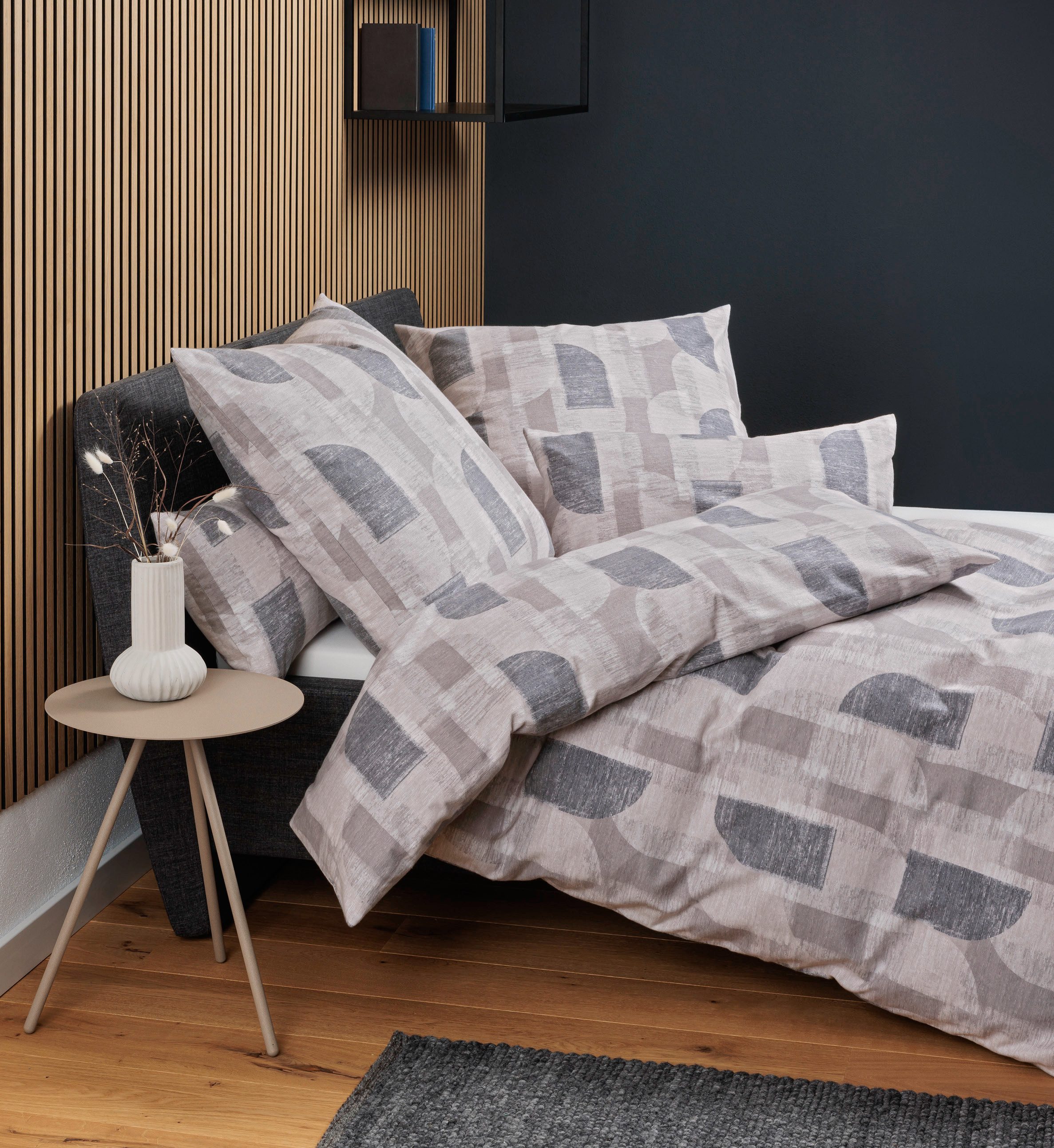 Janine Bettwäsche Edelflanell78070 0, Edel-Köper-Flanell, mit Reissverschluss