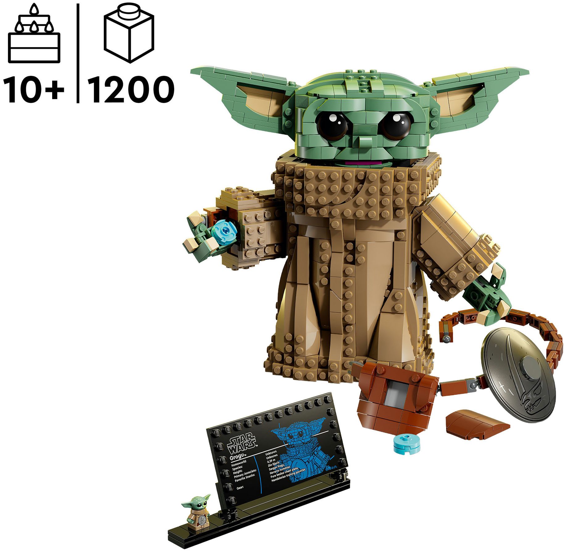 LEGO® Grogu (Lehrling des Mandalorianers) (75446), LEGO Star Wars™ Konstruktionsspielsteine, (1200 St) – Bild 3 von 5