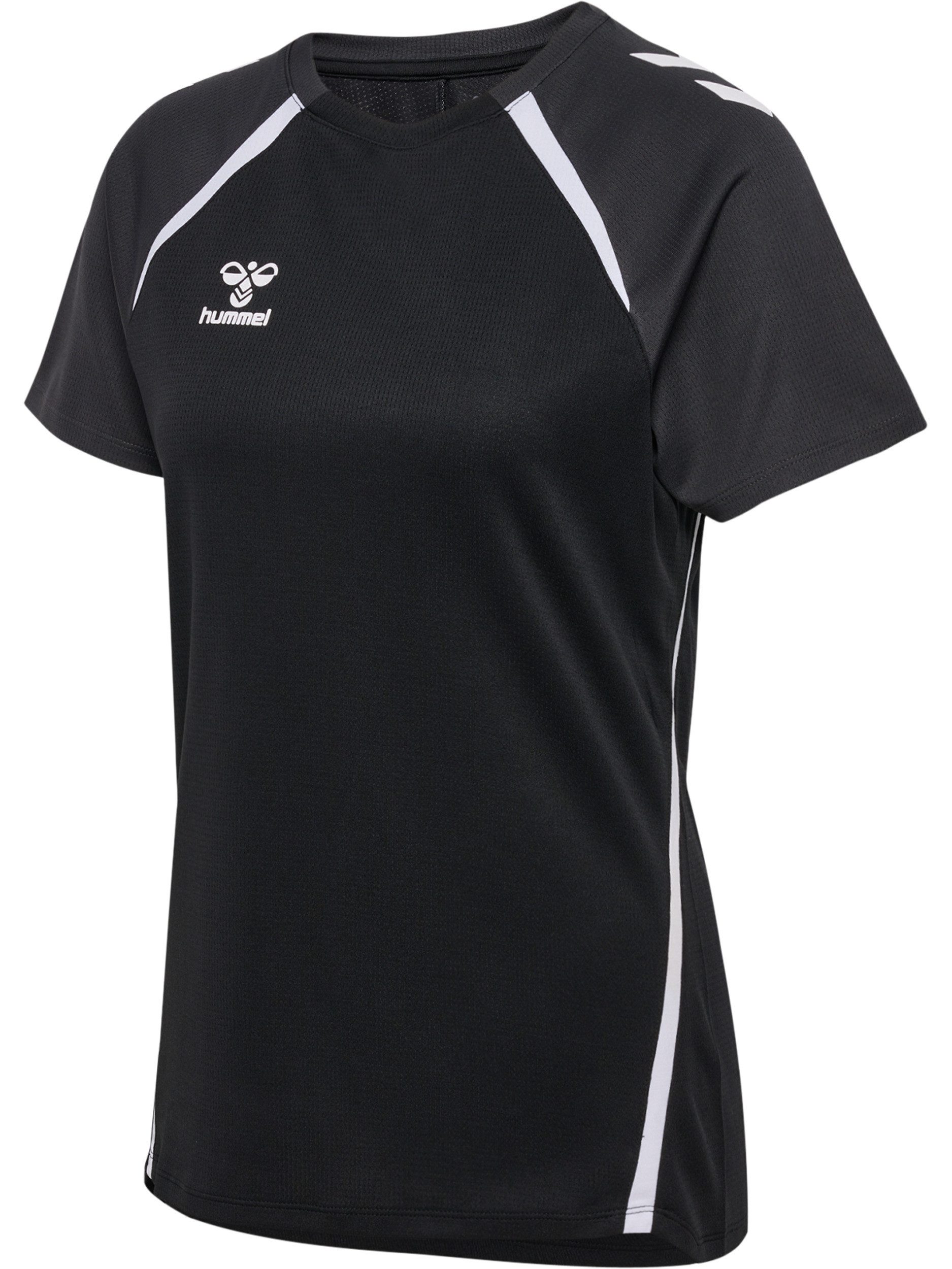hummel Trainingsshirt HMLLEAD 2.0 JERSEY S/S WOMAN sportliche Passform, kurze Ärmel, atmungsaktives Material