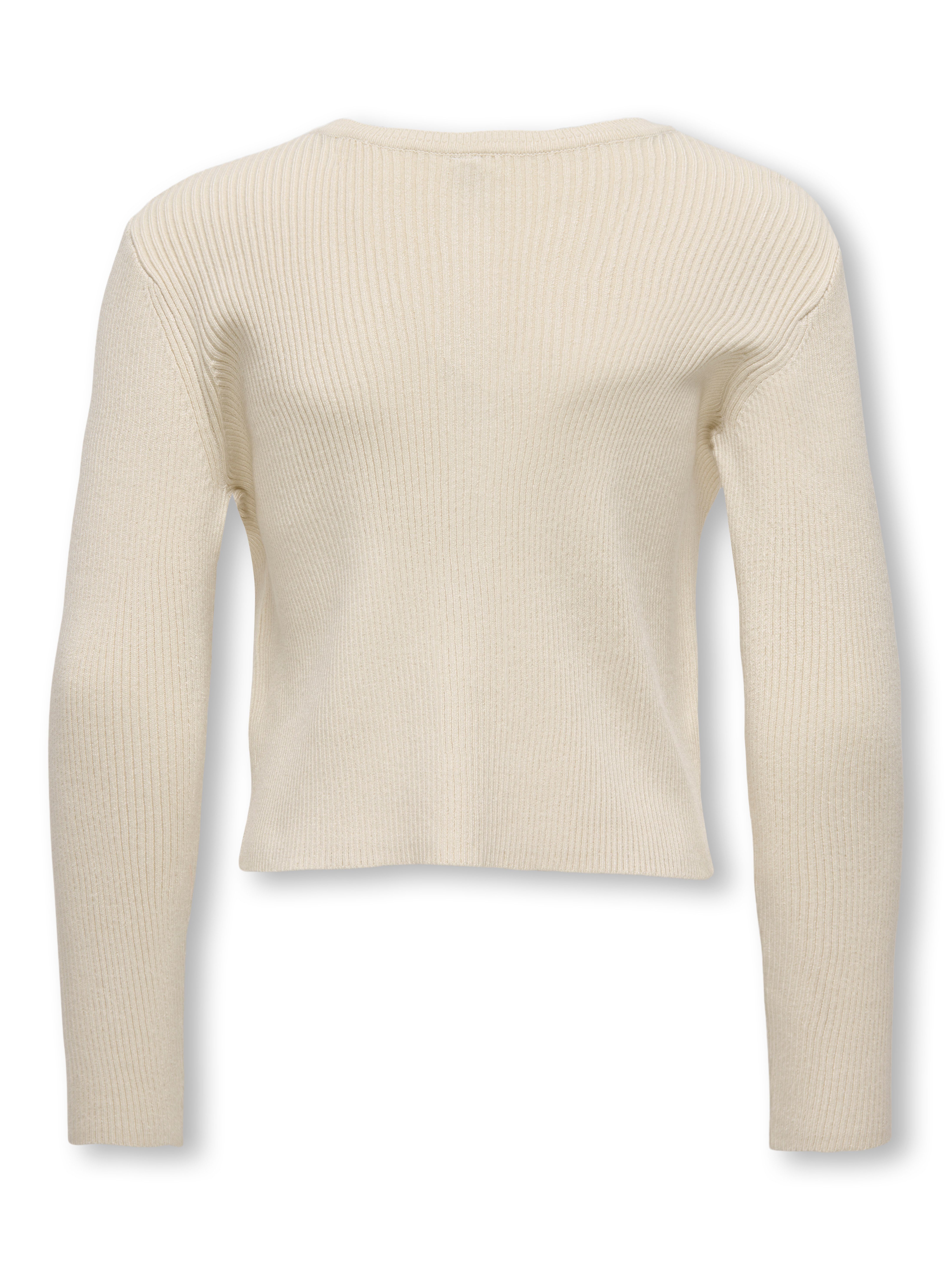 KIDS ONLY Strickjacke KOGNATASCHA LS O-NECK CARD CP KNT NOOS