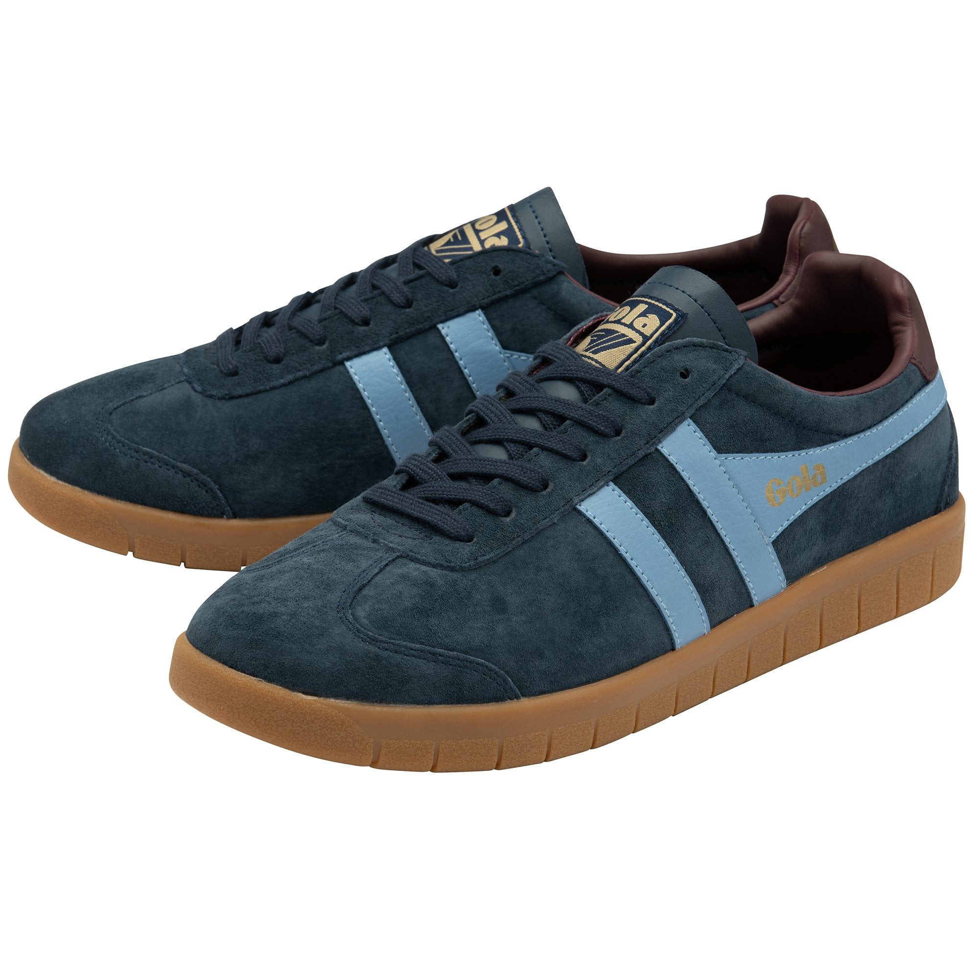 Hurricane Suede navyblau/hellblau Herren Sneaker