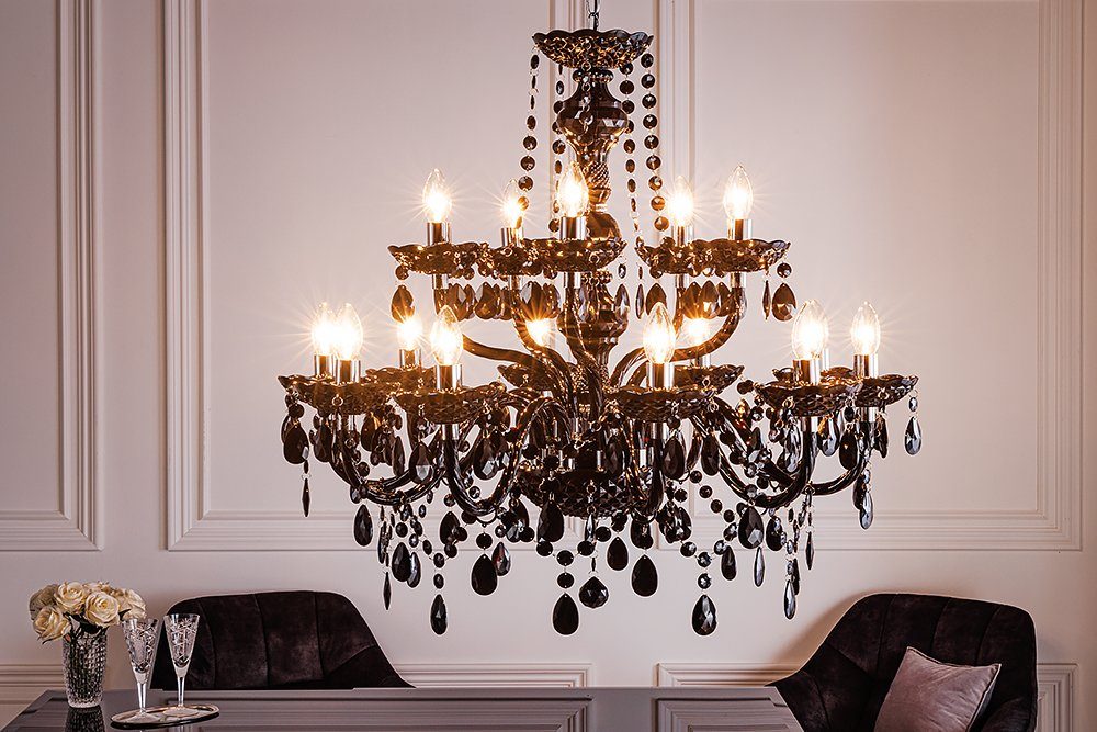 riess-ambiente Kronleuchter BLACK CRYSTAL XL 80cm günstig online kaufen