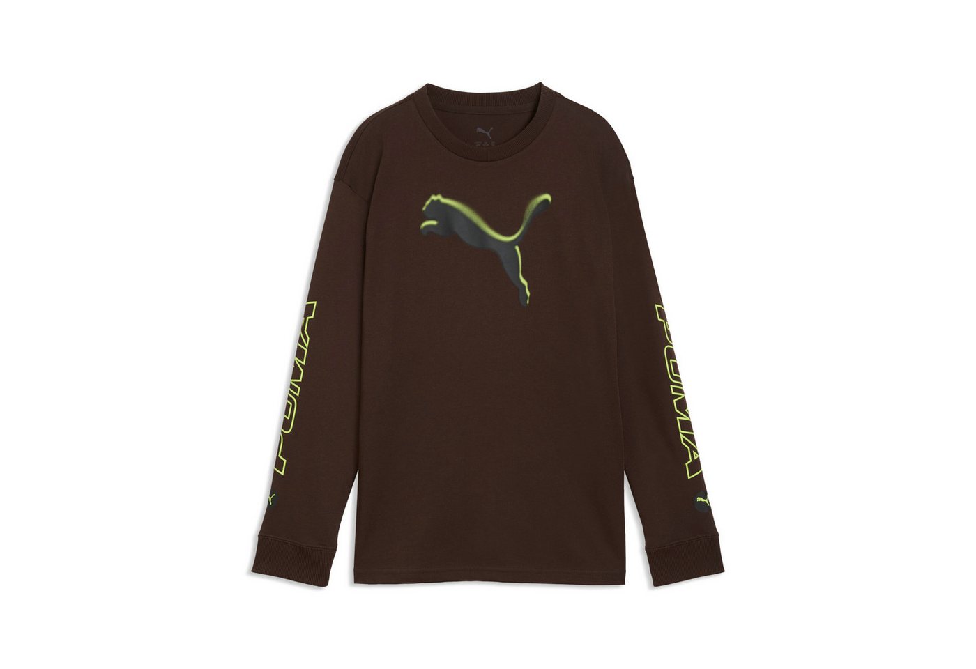 PUMA Langarmshirt STREET RELAXED LONGSLEEVE TEE B für Jugendliche, sportlicher Stil, mit Rundhalsausschnitt