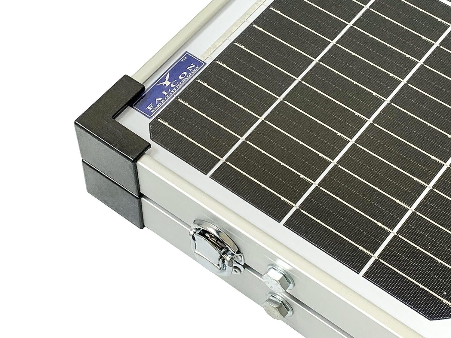 MPPT-Regler Falcon Monokristalli Solaranlage 130W Falcon faltbar Solarmodul Bluetooth mit