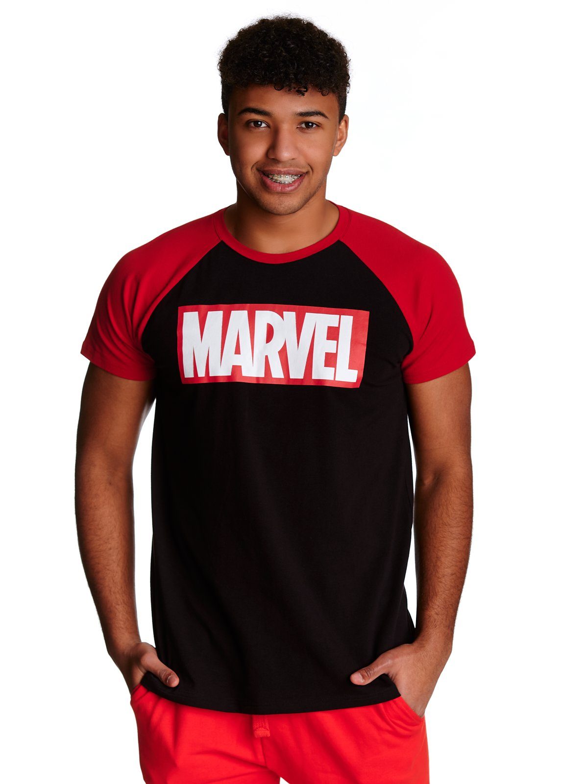 Herren Shirts MARVEL T-Shirt Marvel Marvel Logos