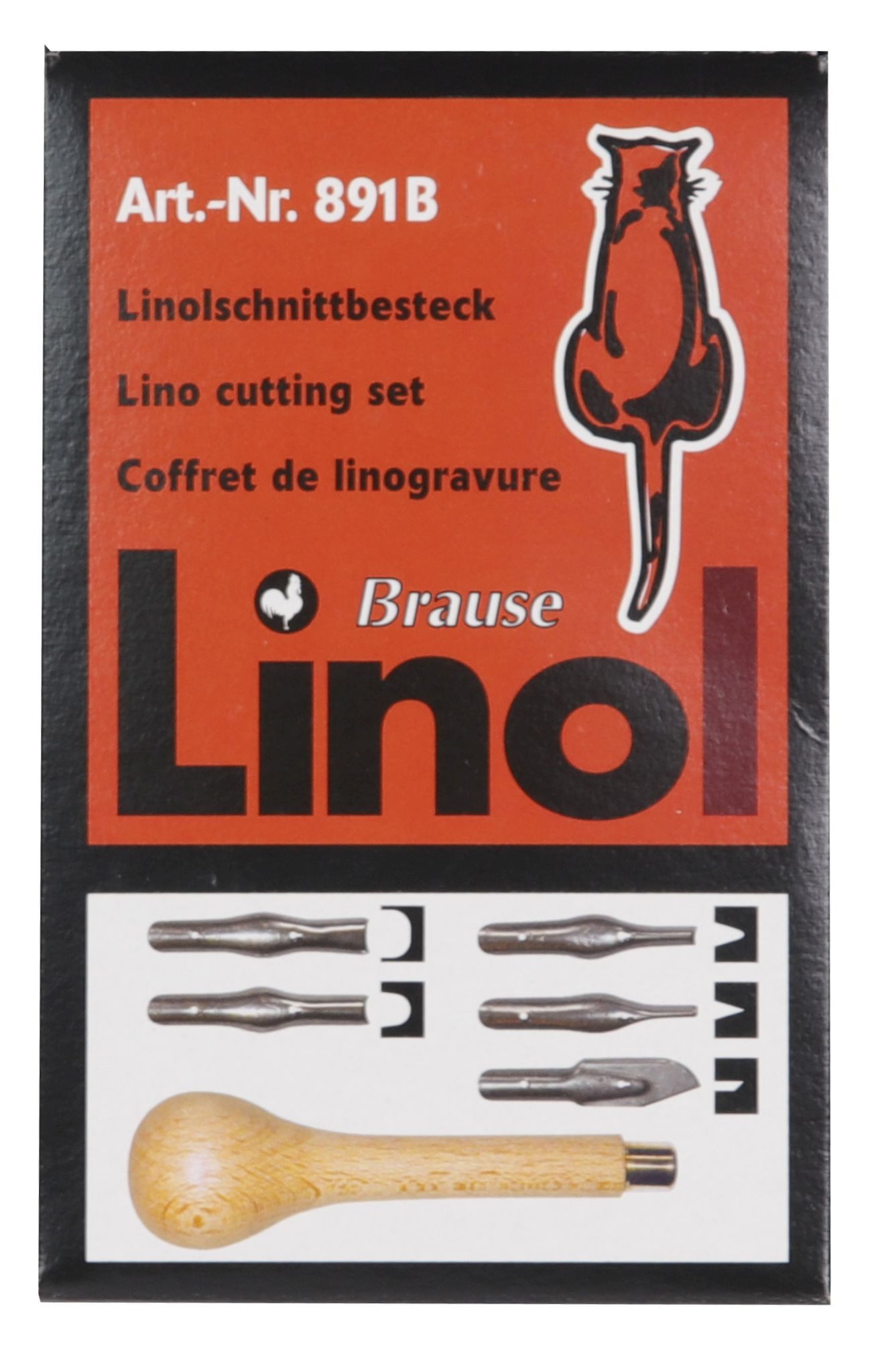 EXACOMPTA Linolplatte Brause Linolschneider klein BRAUSE 891