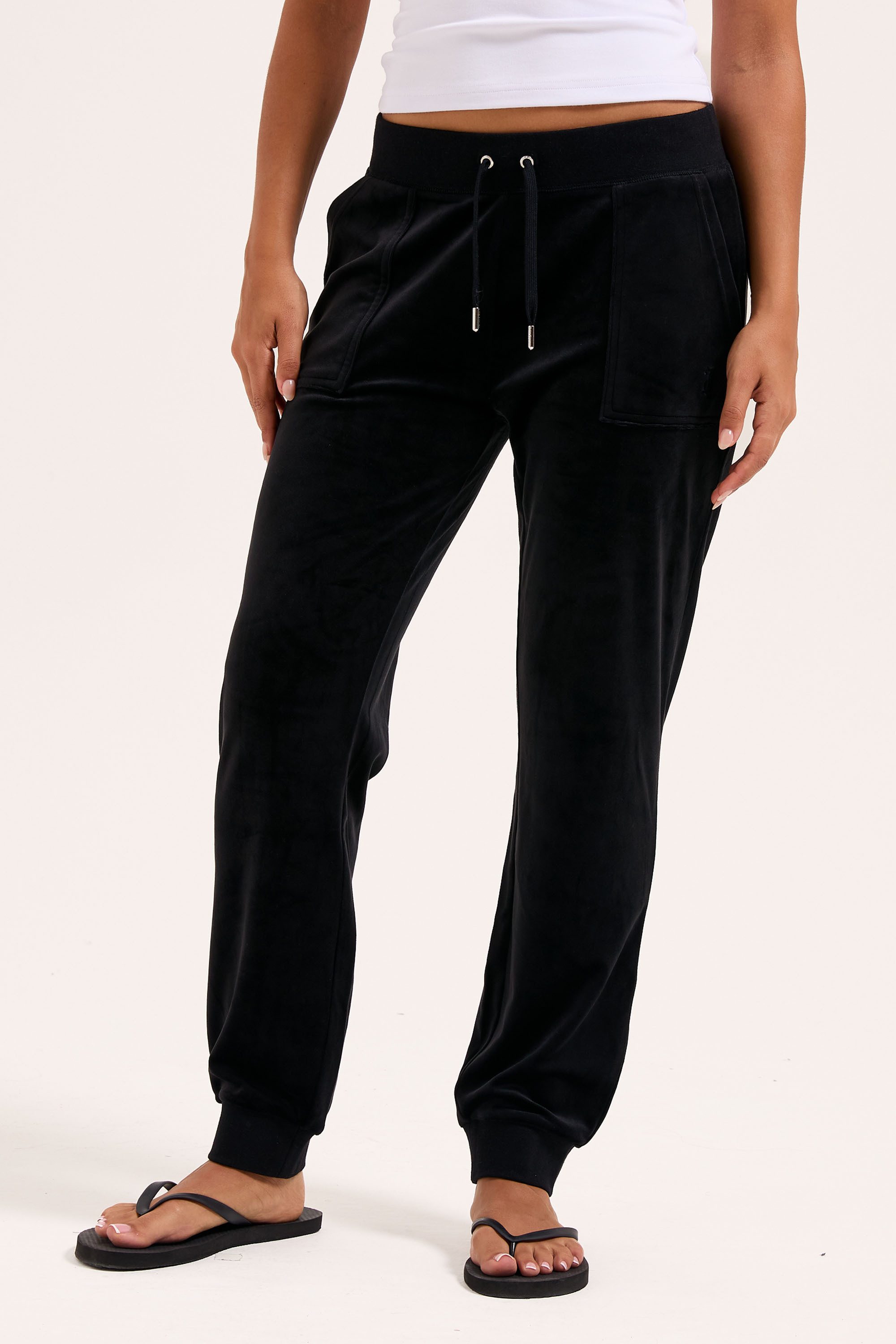 Juicy Couture Sweathose WILLOW VELOUR CUFFED JOGGER WITH JC EMBROIDERY Dame günstig online kaufen