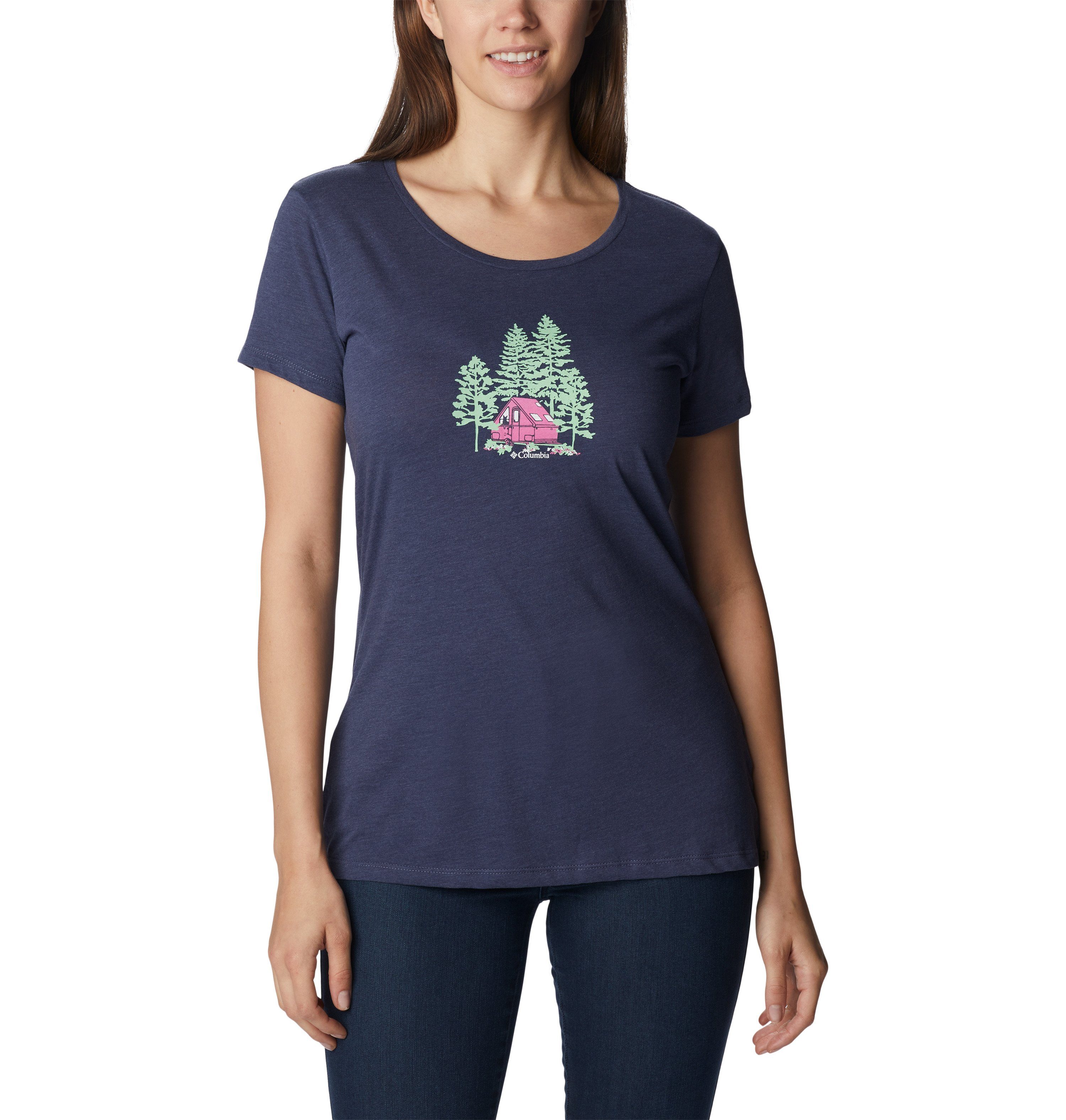 Columbia T-Shirt Daisy Days Graphic Tee dunkelblau | Sport-T-Shirts