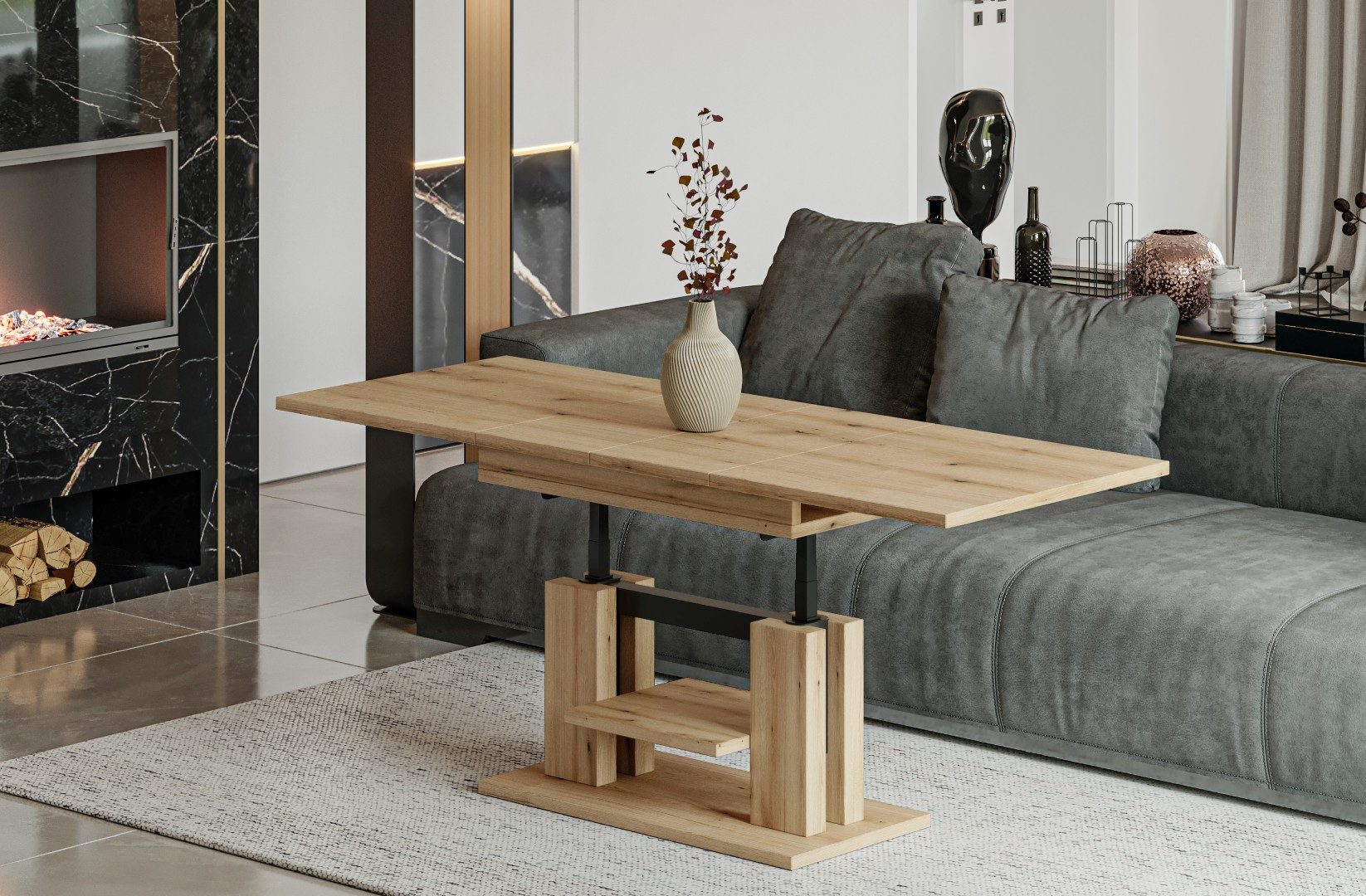 Endo-Moebel Couchtisch Endo Couchtisch Iso 110 günstig online kaufen