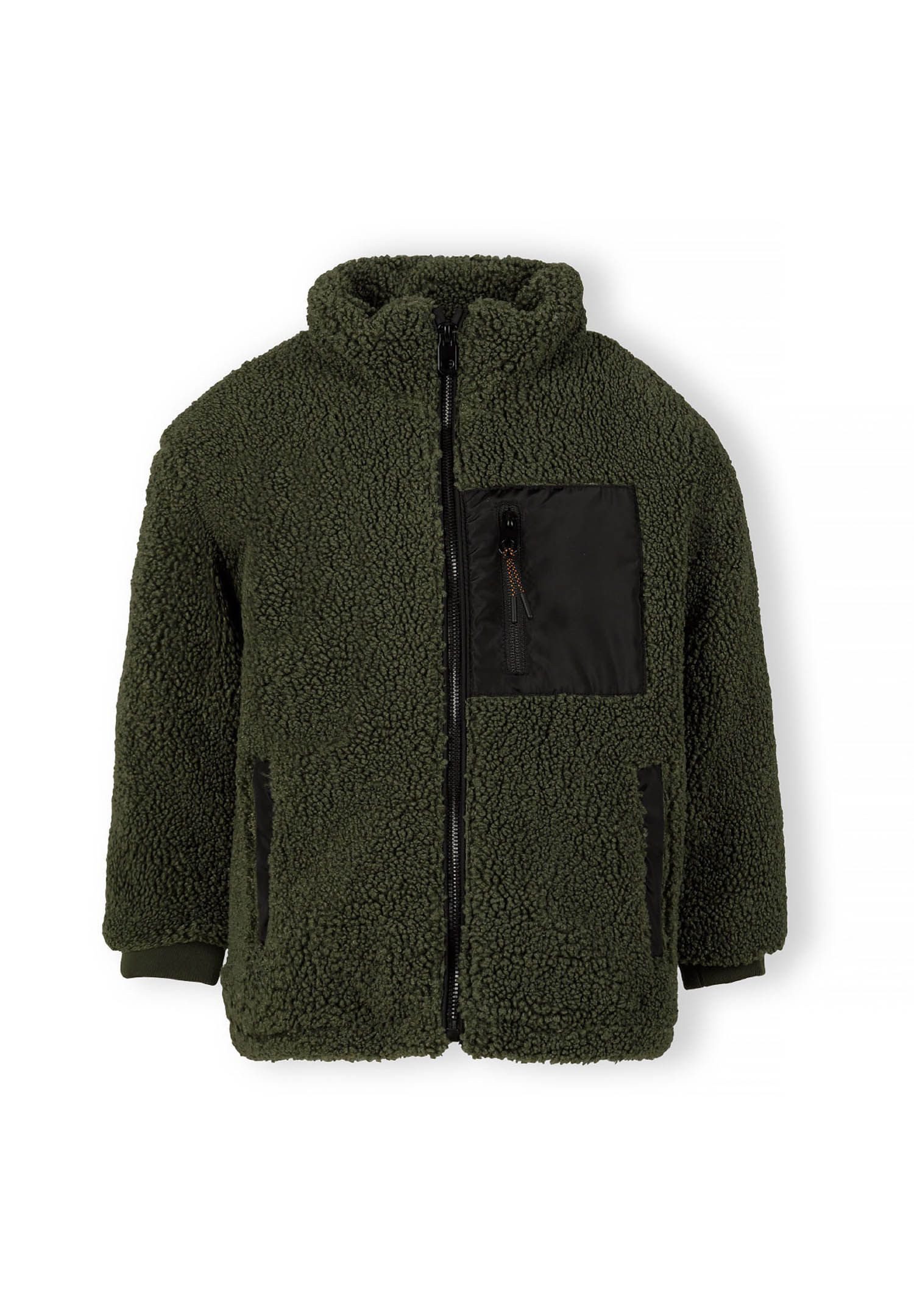 MINOTI Fleecejacke Gefutterte Borg-Jacke mit Brusttasche günstig online kaufen