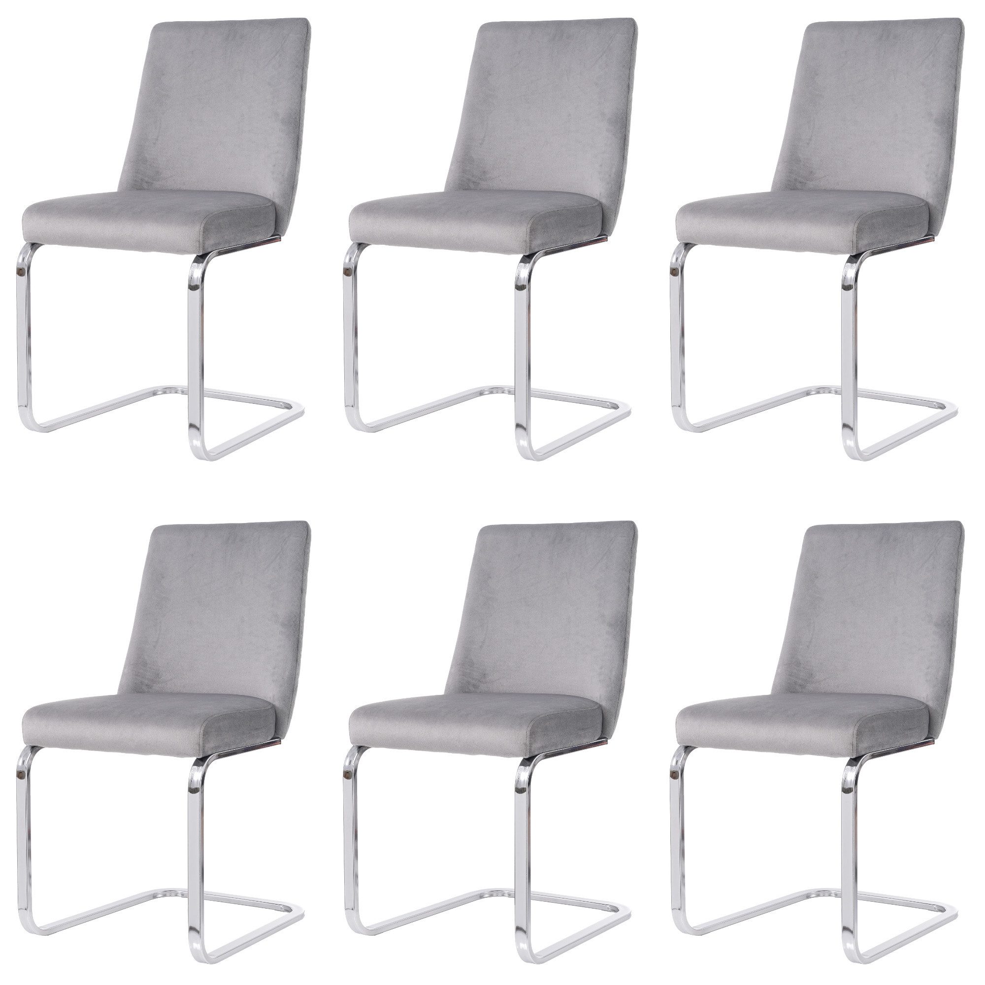 MODFU Freischwinger Polsterstuhl (6 St), Esszimmerstühle günstig online kaufen