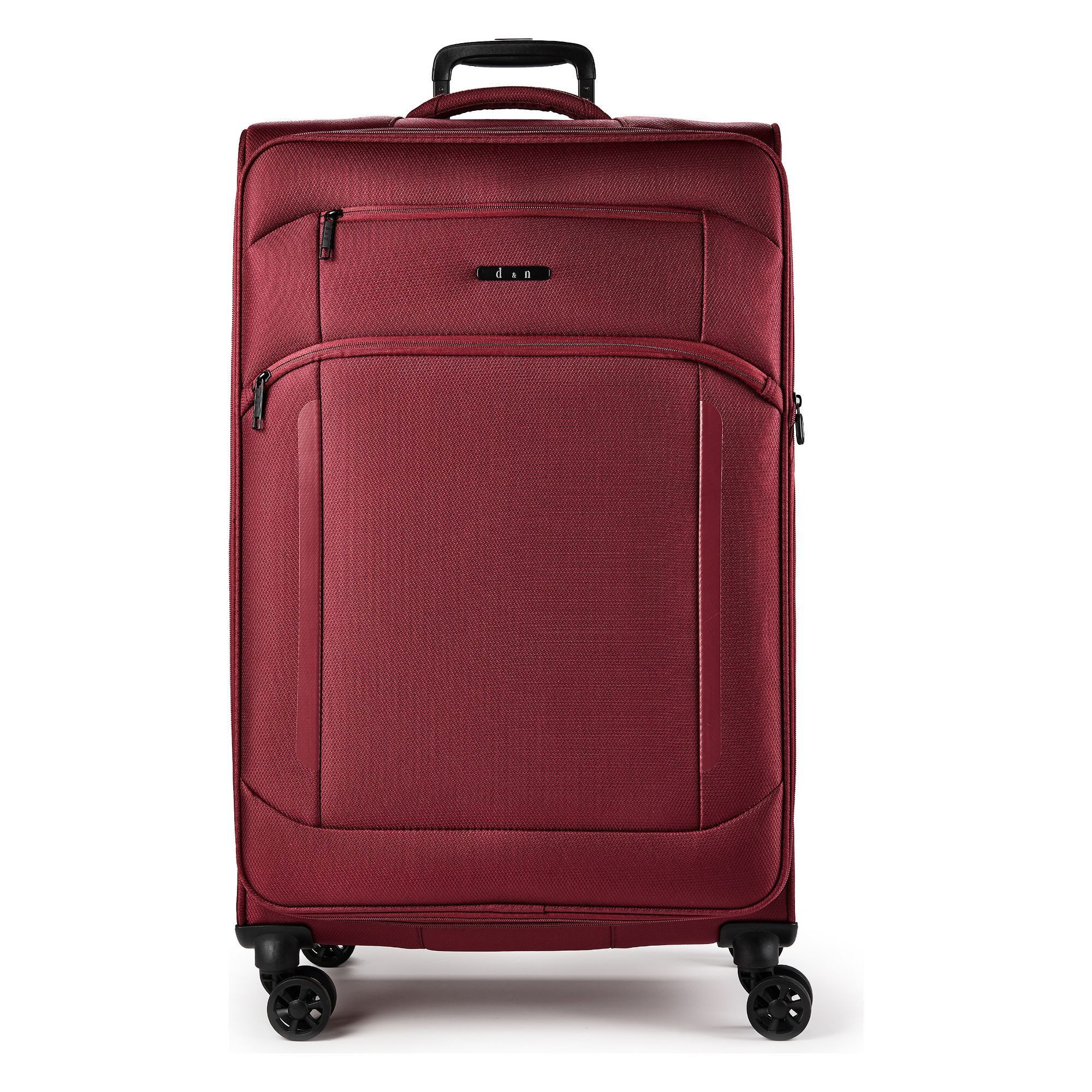 D&N Weichgepäck-Trolley Travel Line 9804, 4 Rollen, Polyester
