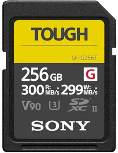 Sony SDXC-Karte 256GB Tough Cl10 UHS-II U3 V90 Speicherkarte