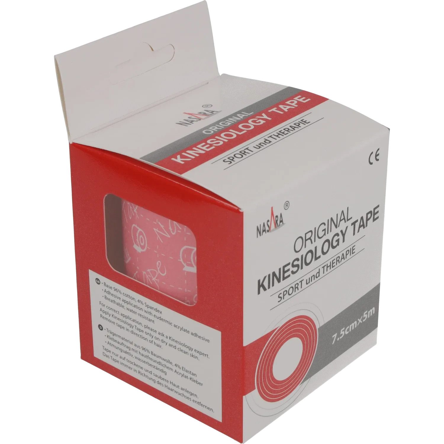 NASARA Kinesiologie-Tape NASARA Kinesio Tape, 7,5cm x 5m