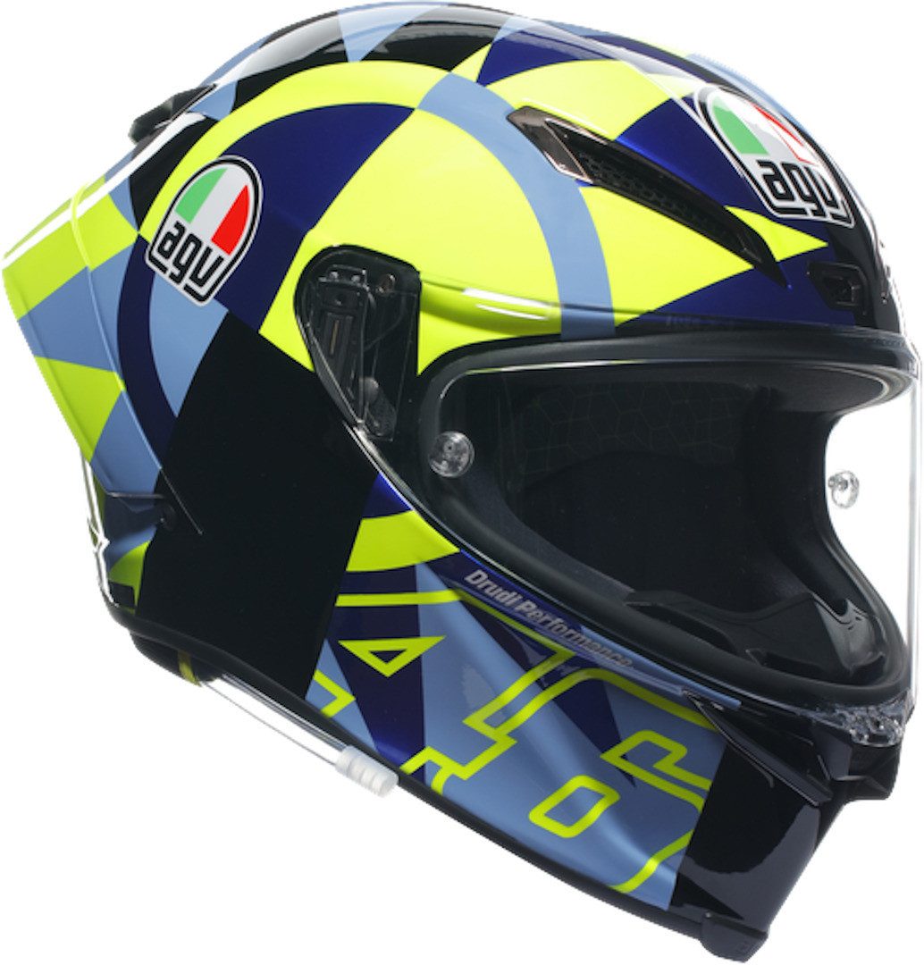 AGV Motorradhelm Pista GP RR Soleluna 2022 Helm, Notfallsystem-Polsterung (EQRS)