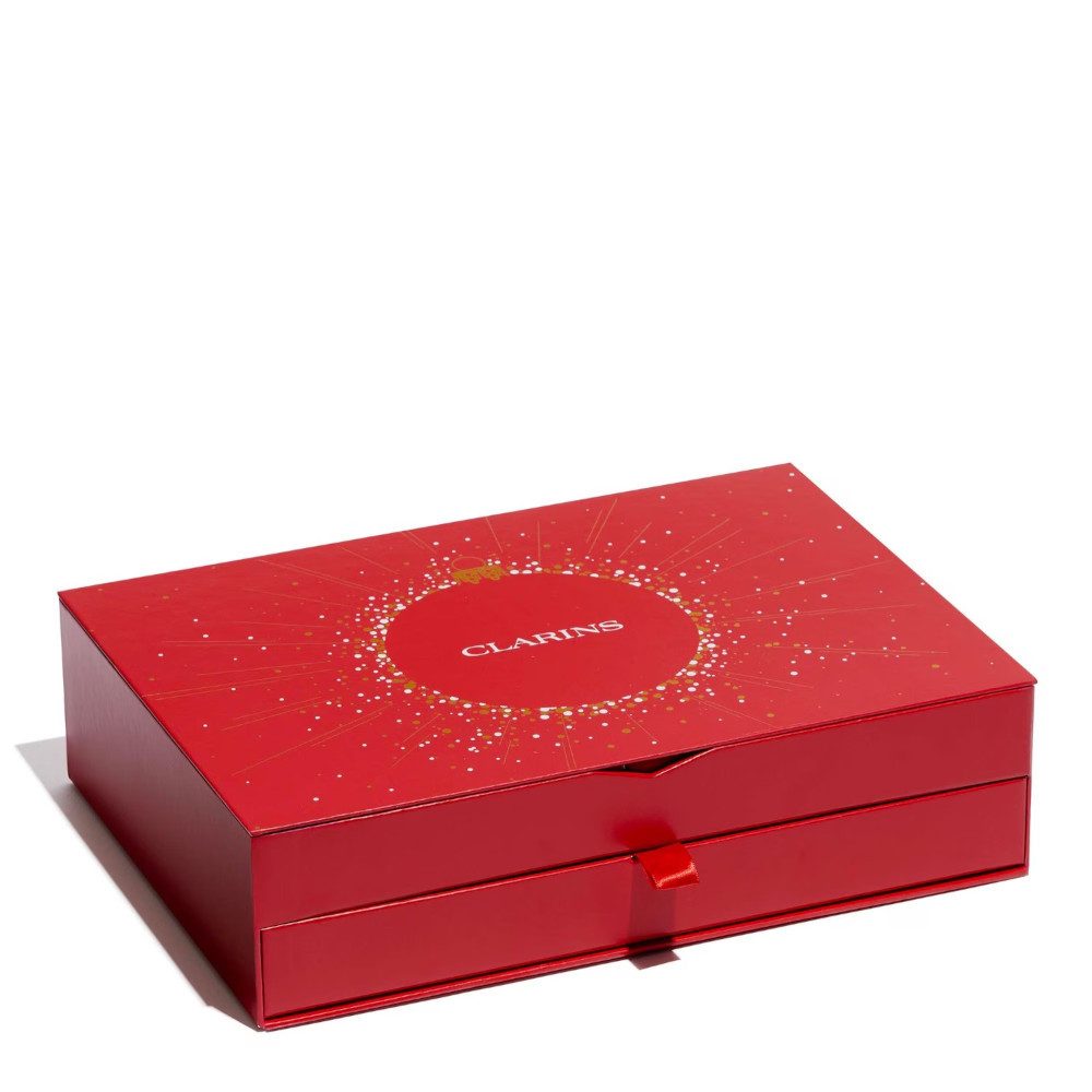 Clarins Adventskalender Clarins Adventskalender 2025 – 24 luxuriöse Pflege- & Beautyprodukte (24-tlg), Luxuriöser Adventskalender mit Clarins Klassikern & Neuheiten