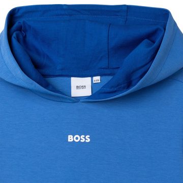 BOSS Hoodie Hugo Boss Hoodie mit Logo blau