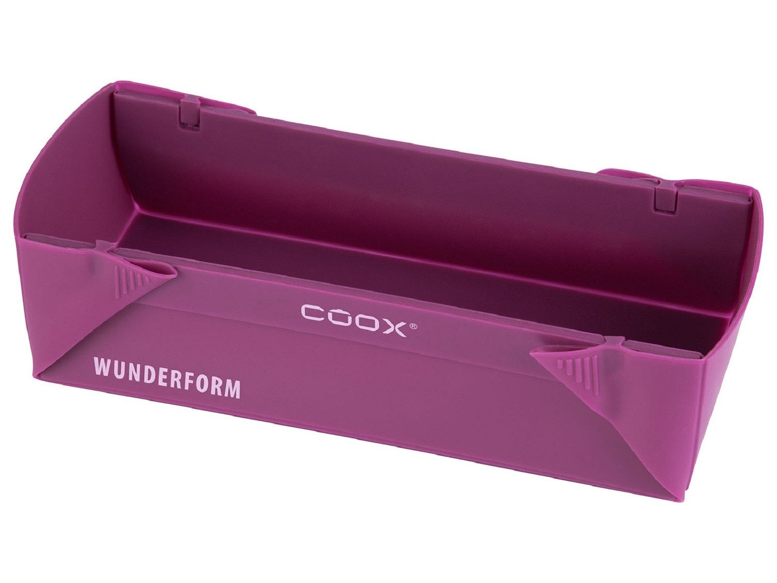 coox Backform coox WUNDERFORM Basic M in lila die erste faltbare Kastenform Backform