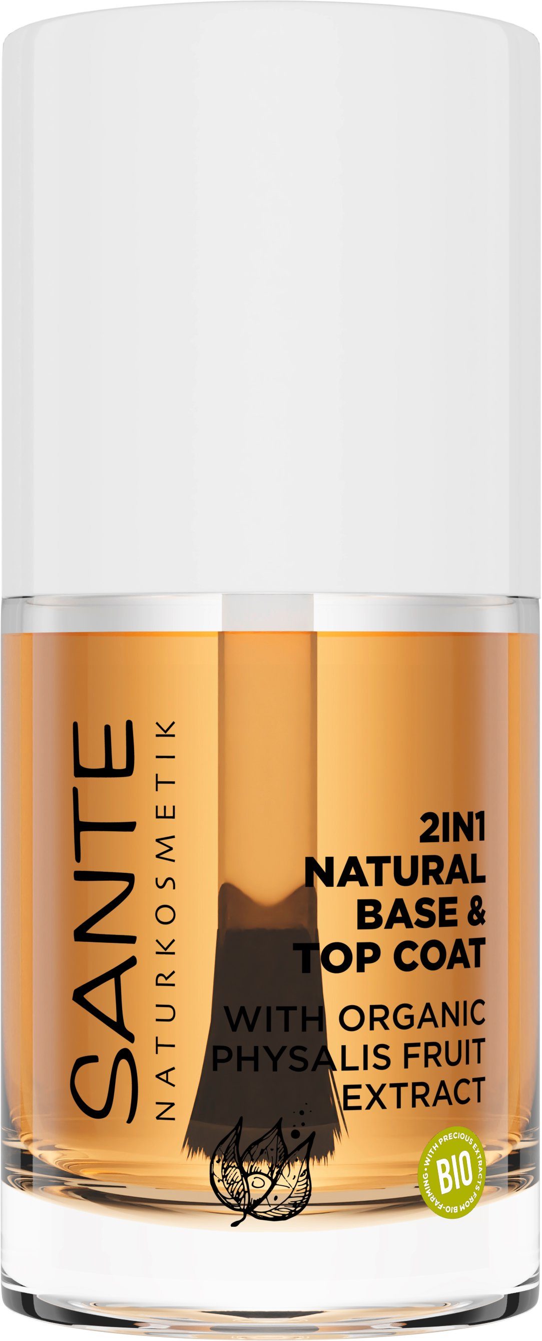 SANTE Überlack 2in1 Natural Base & Top Coat | Nagelüberlacke