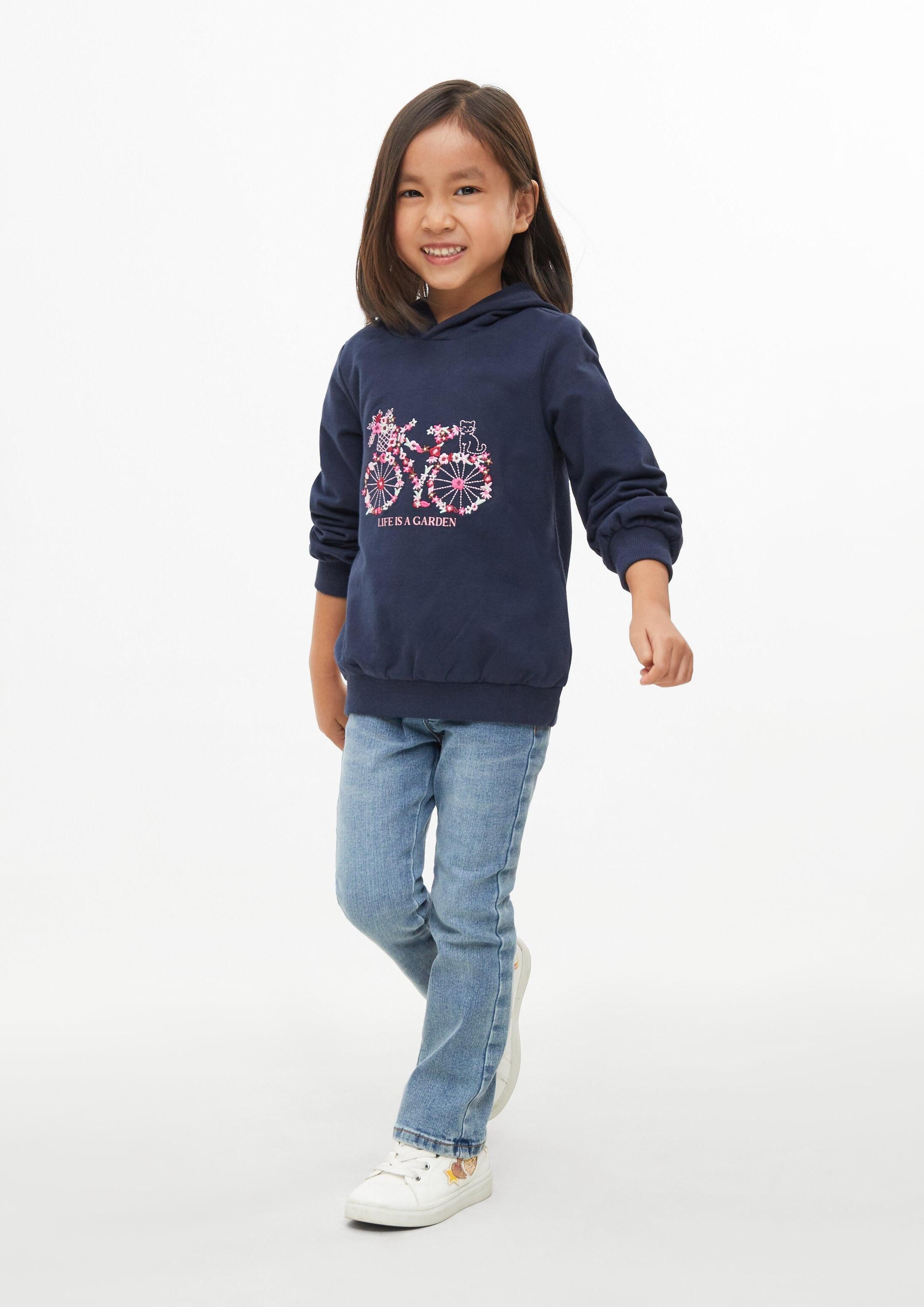 s.Oliver Sweatshirt Sweatshirt Hoodie mit Stickerei – Bild 3 von 4