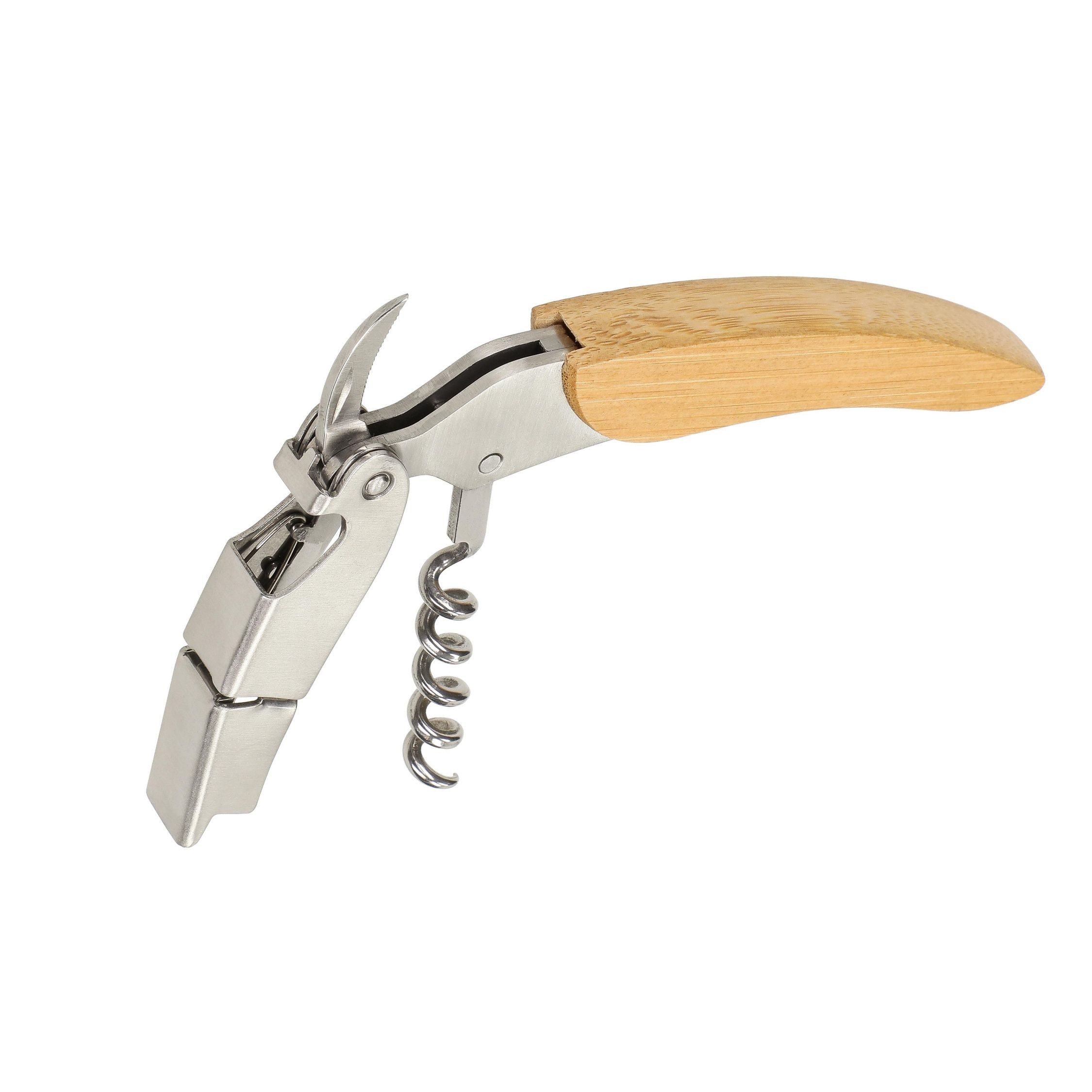 Flaschenöffner Kellnermesser 3in1 Profi Weinöffner, Flaschenöffner & Folienschneider