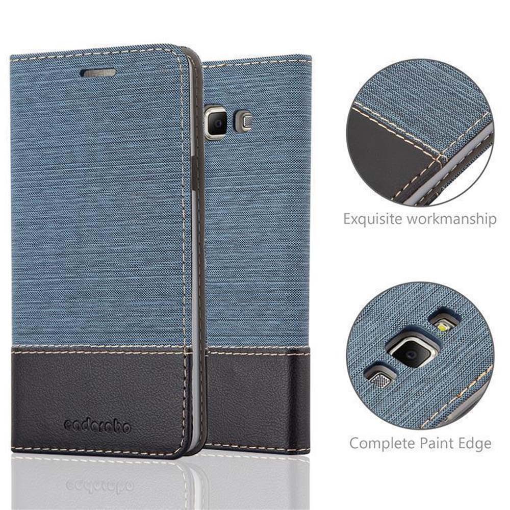 Cadorabo Handyhülle für Samsung Galaxy A7 2015 Hülle Samsung Galaxy A7 2015, Klappbare Handy Schutzhülle - Hülle - mit Standfunktion und Kartenfach