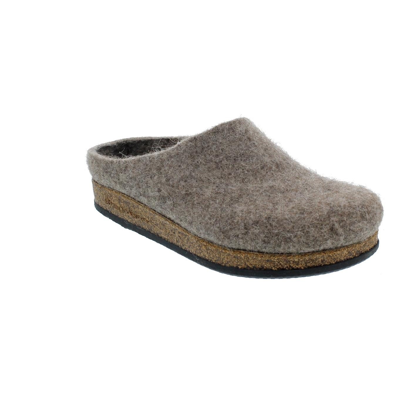 Stegmann Stegmann Wollfilz-Pantoffel, Wolle vom Shetlandschaf, rutschfeste Gumm Pantoffel