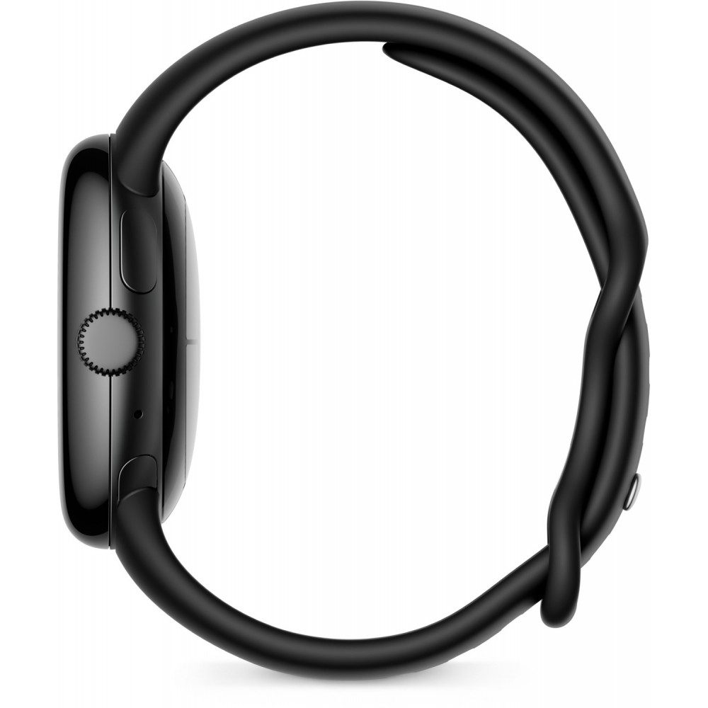Google Pixel Watch WiFi Smartwatch in mattem Schwarz. Smartwatch (Android Wear Betriebssystem), Android Wear Betriebssystem, Wasserfest