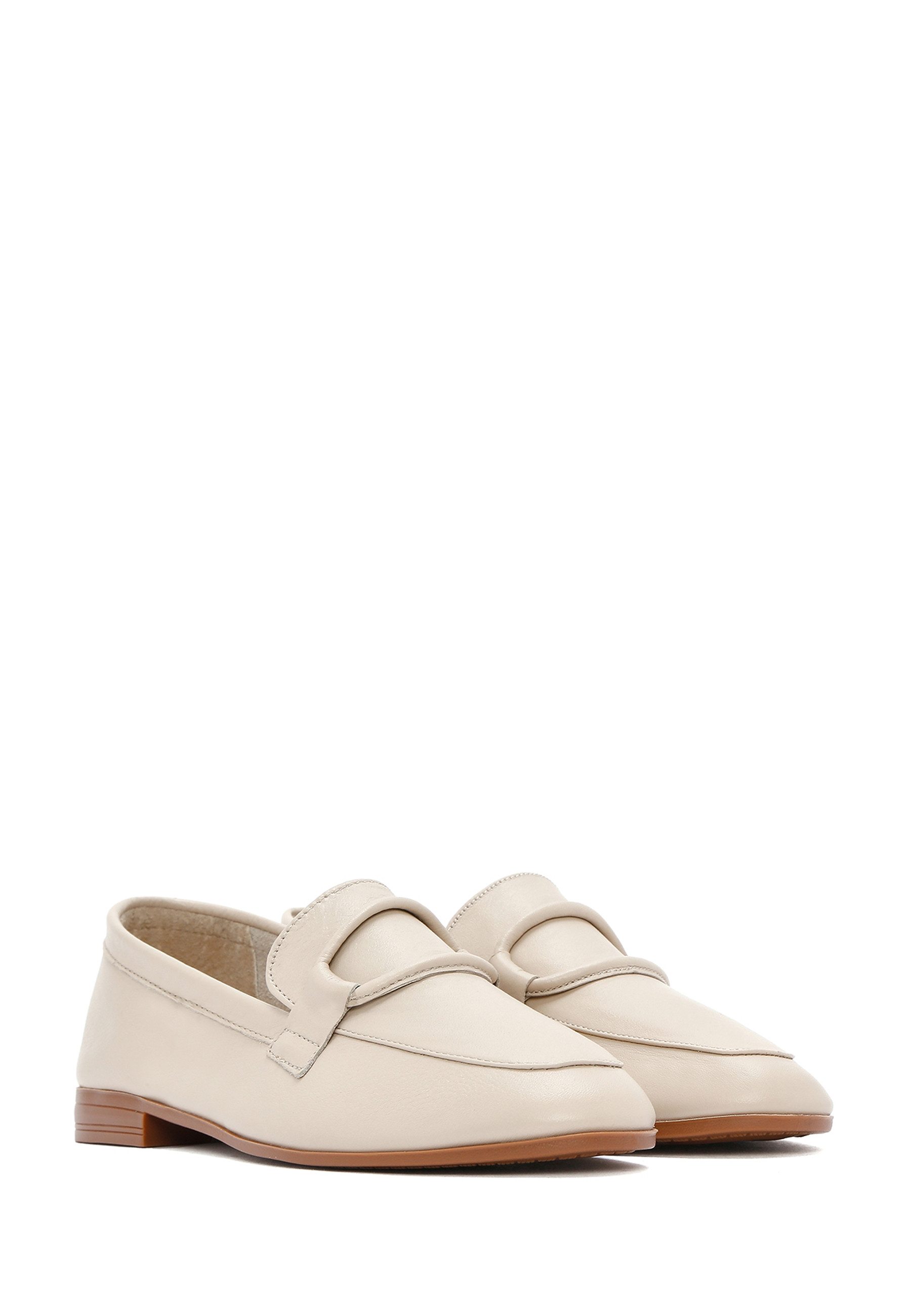 Derimod Maskuline Loafer aus Leder Loafer Echtes Leder, Lederfutter, Slip-On-Stil, Raffiniertes Design
