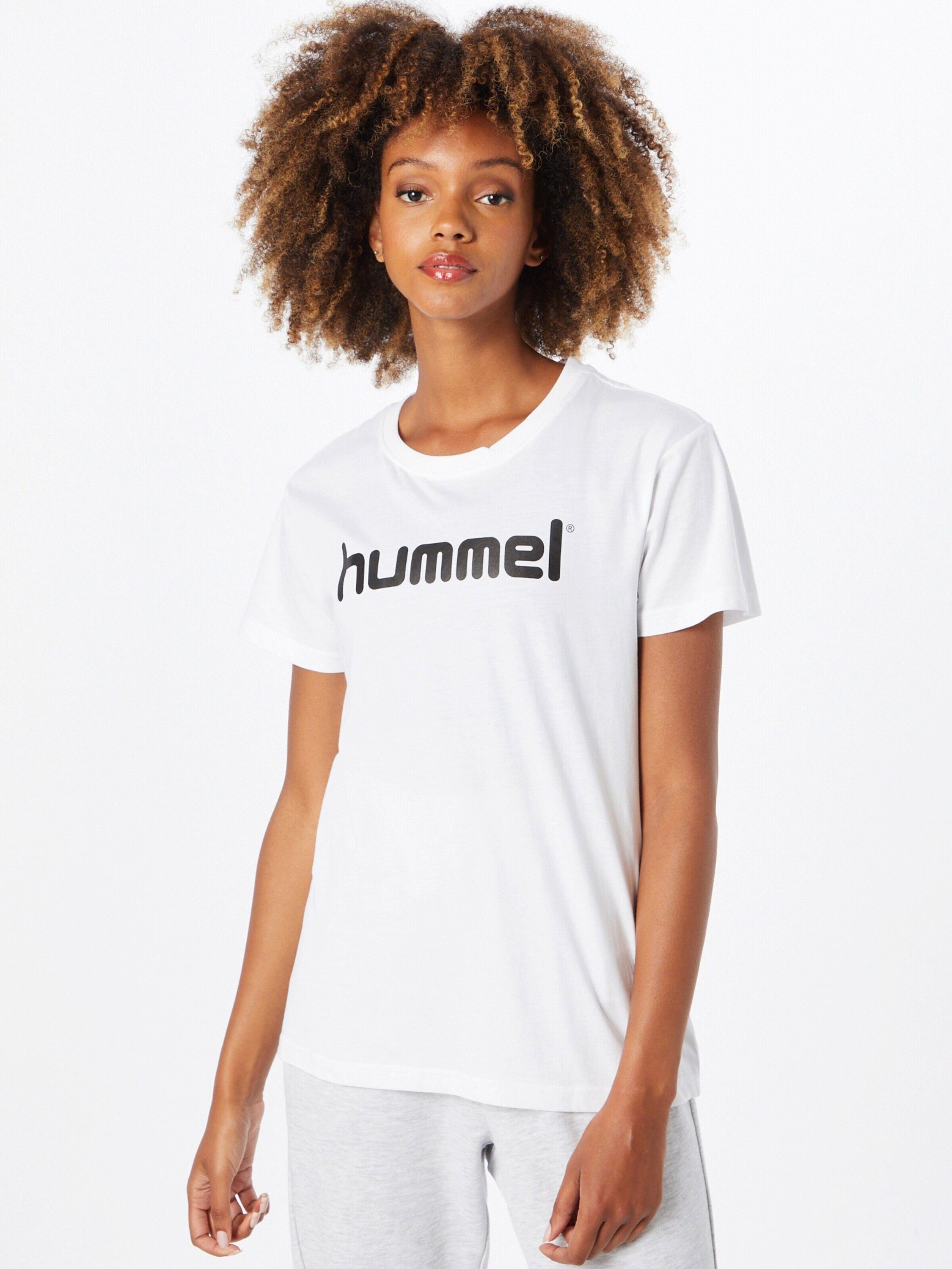 hummel T-Shirt Plain/ohne Details (1-tlg) Weiß