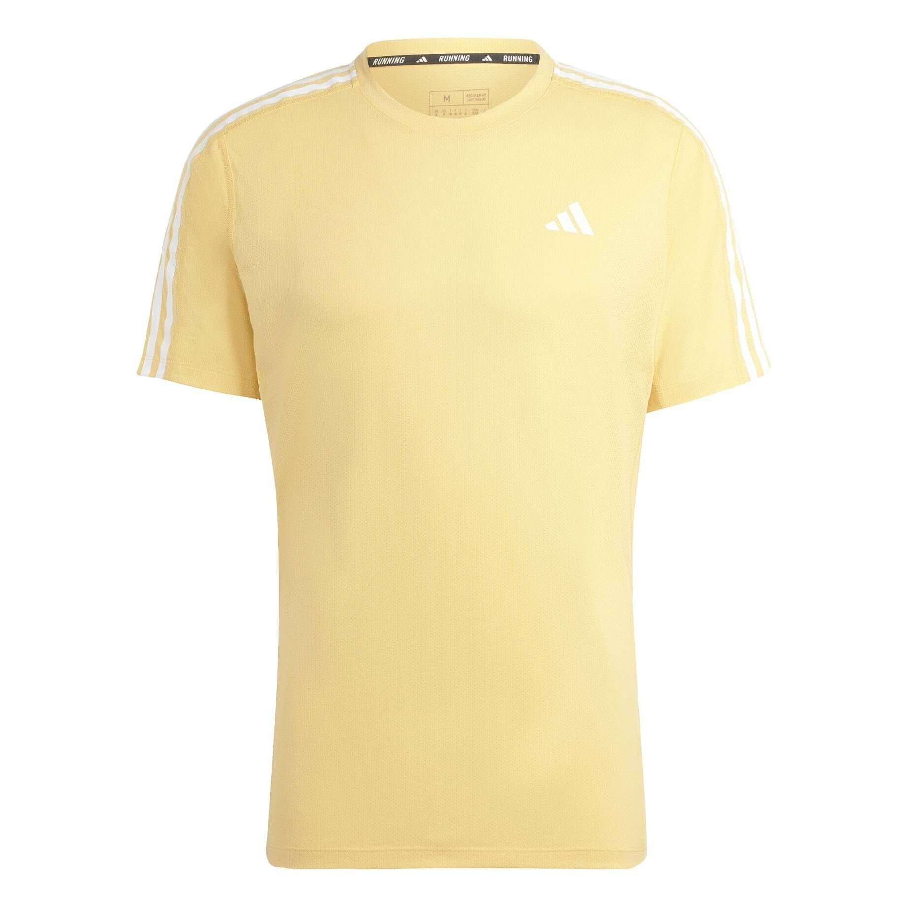 adidas Performance Laufshirt Herren Laufshirt OWN THE RUN 3 STRIPES (1-tlg)