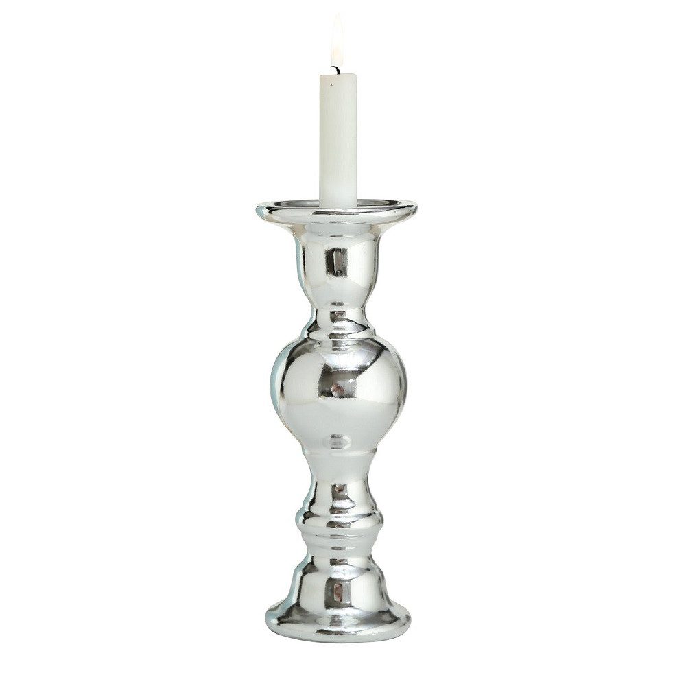 BOLTZE GRUPPE GmbH Kerzenleuchter Kerzenleuchter Adelia H ca.25 cm Dolomit Silber