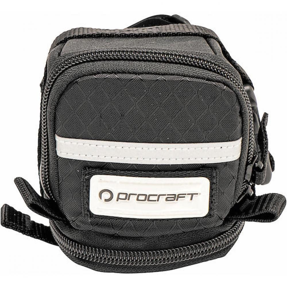 Procraft Fahrradtasche Procraft Satteltasche Maxi II 1,4 L schwarz - robuste, wasserabweisend