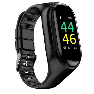 COFI 1453 Fitness-Tracker 2in1 Fitness Tracker Sport Armband + TWS Kopfhörer 5.0 für Smartphones